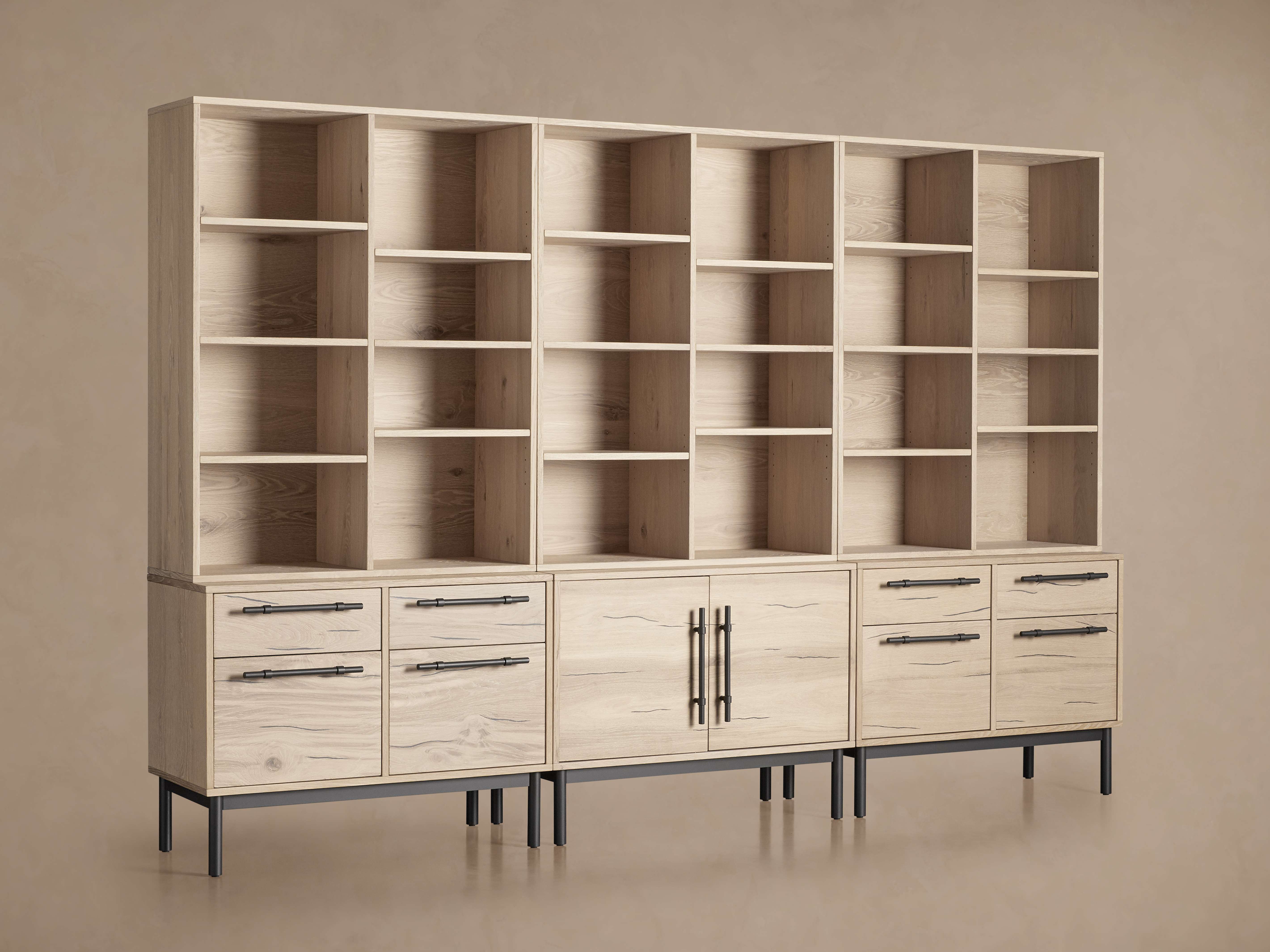 Sullivan Triple Bookcase - Thumbnail 2