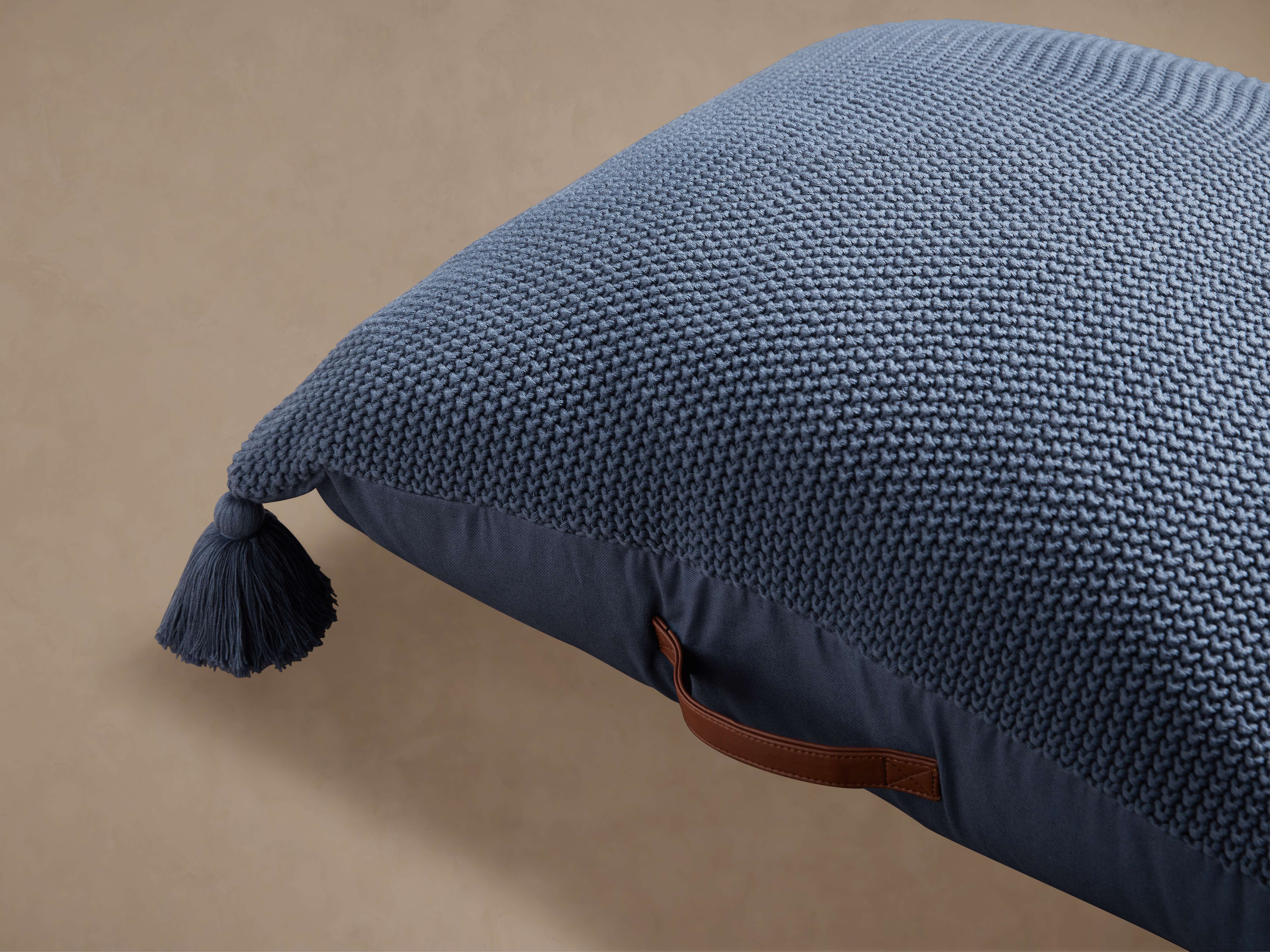 Cotton Knit Floor Pillow - Thumbnail 2