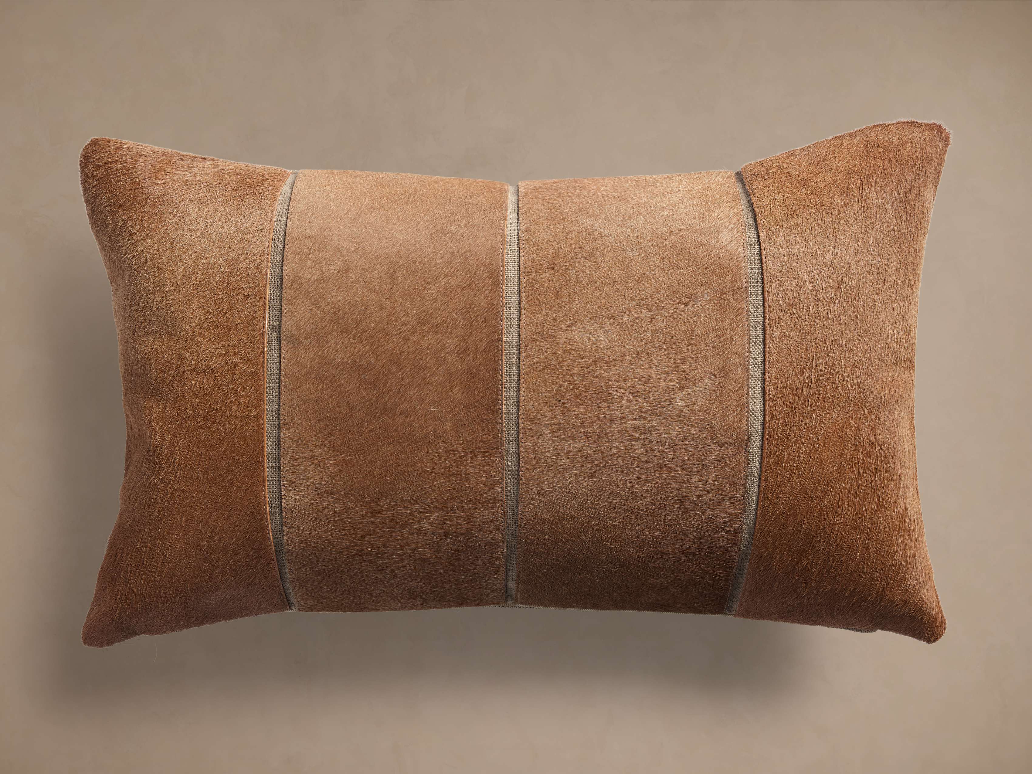 Channel-Stitch Hide Pillow Cover – Arhaus, image size:3400x2550