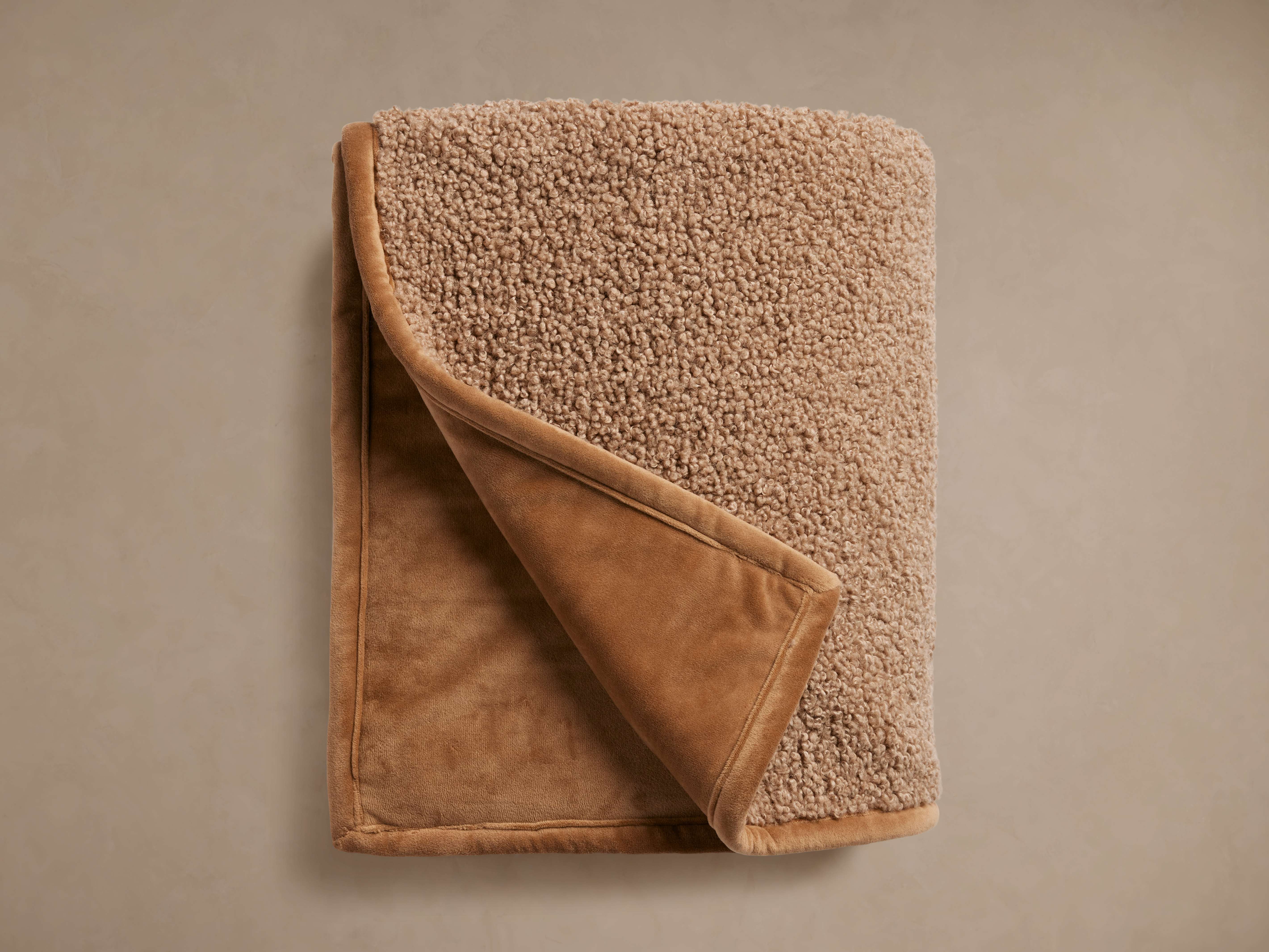 Faux Fur Sherpa Throw