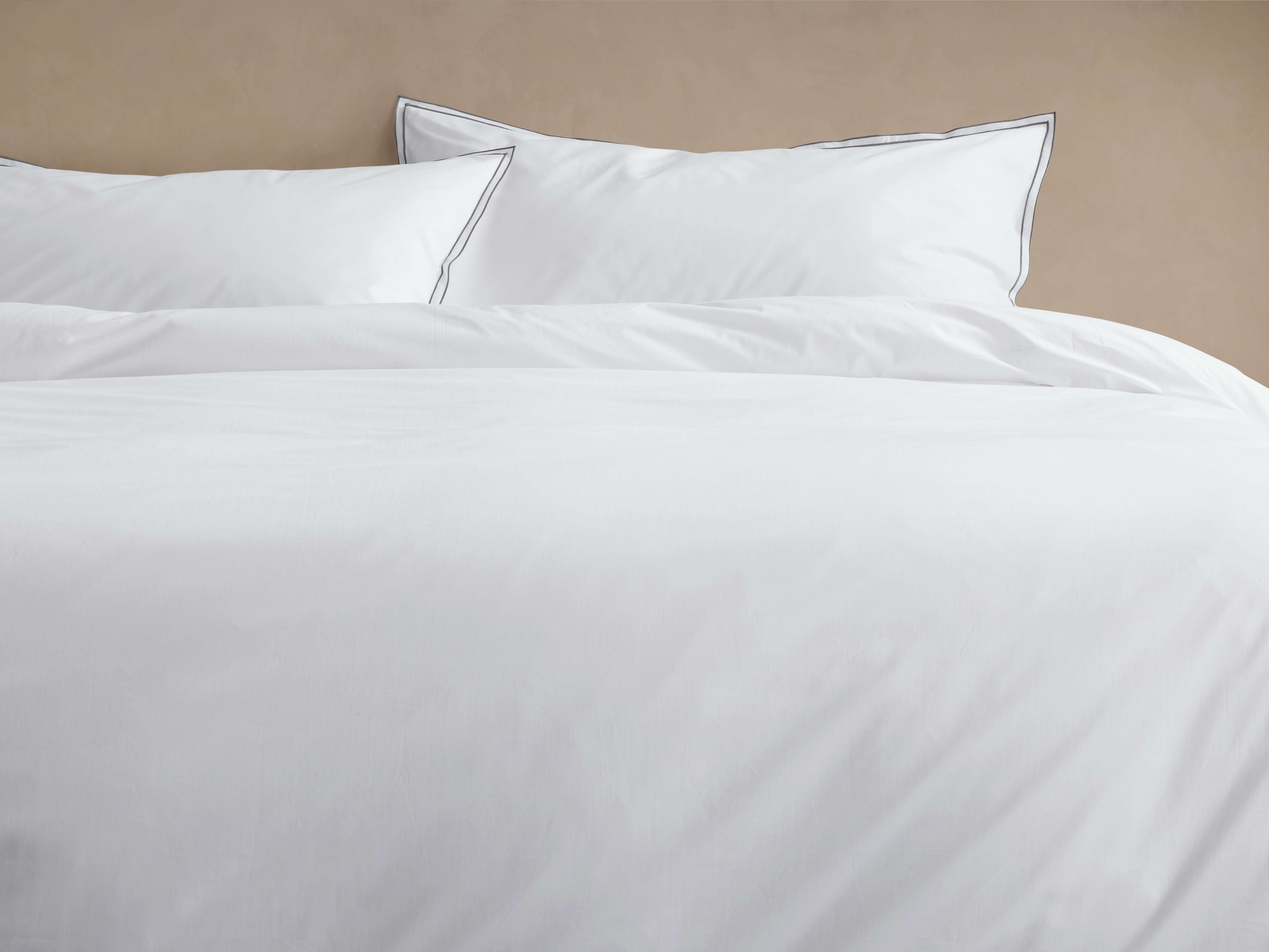 Italian Embroidered Percale Fitted Sheet