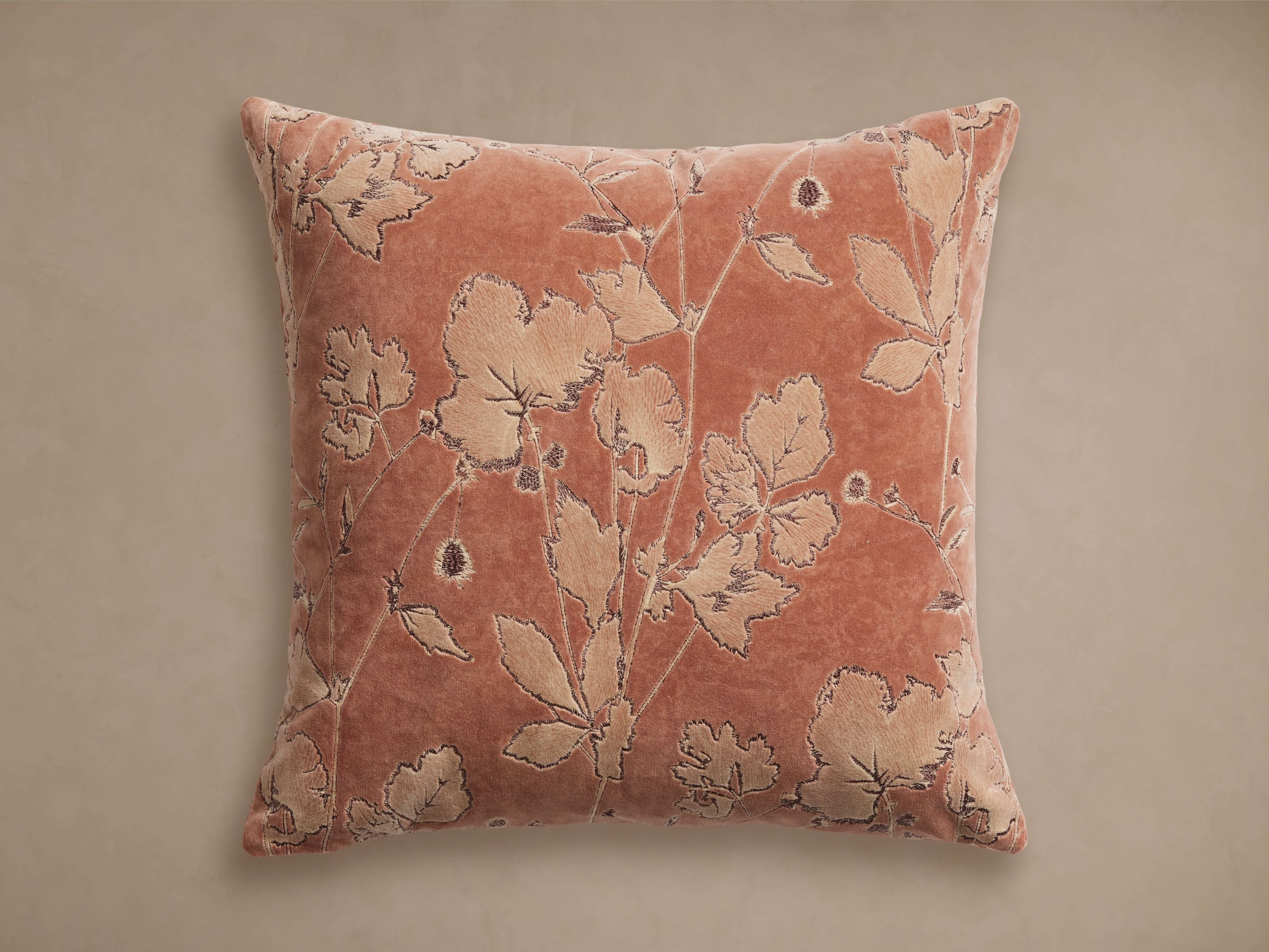 Kaylan Embroidered Botanical Pillow – Arhaus