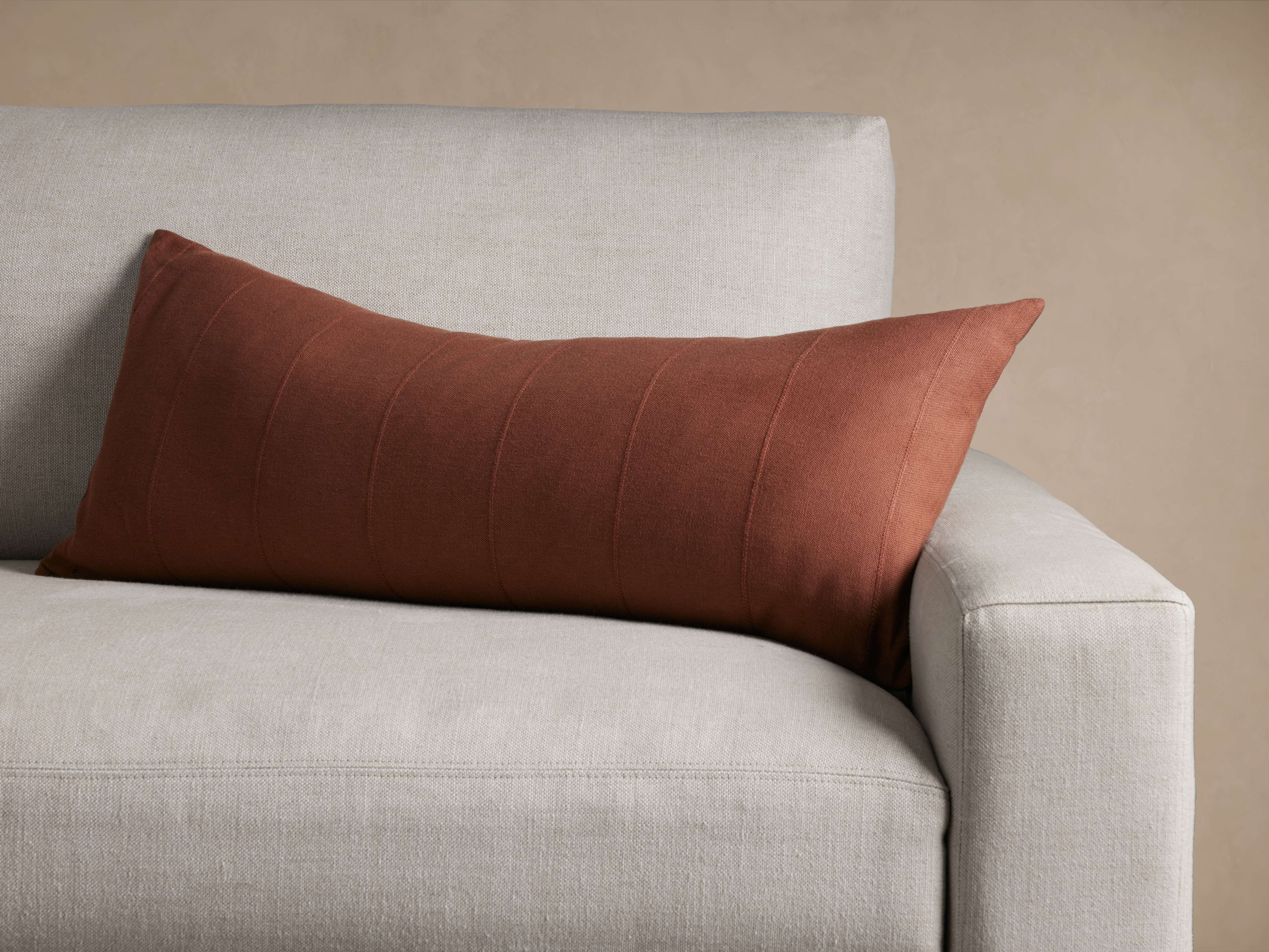 Linen Lumbar Pillow Cover – Arhaus