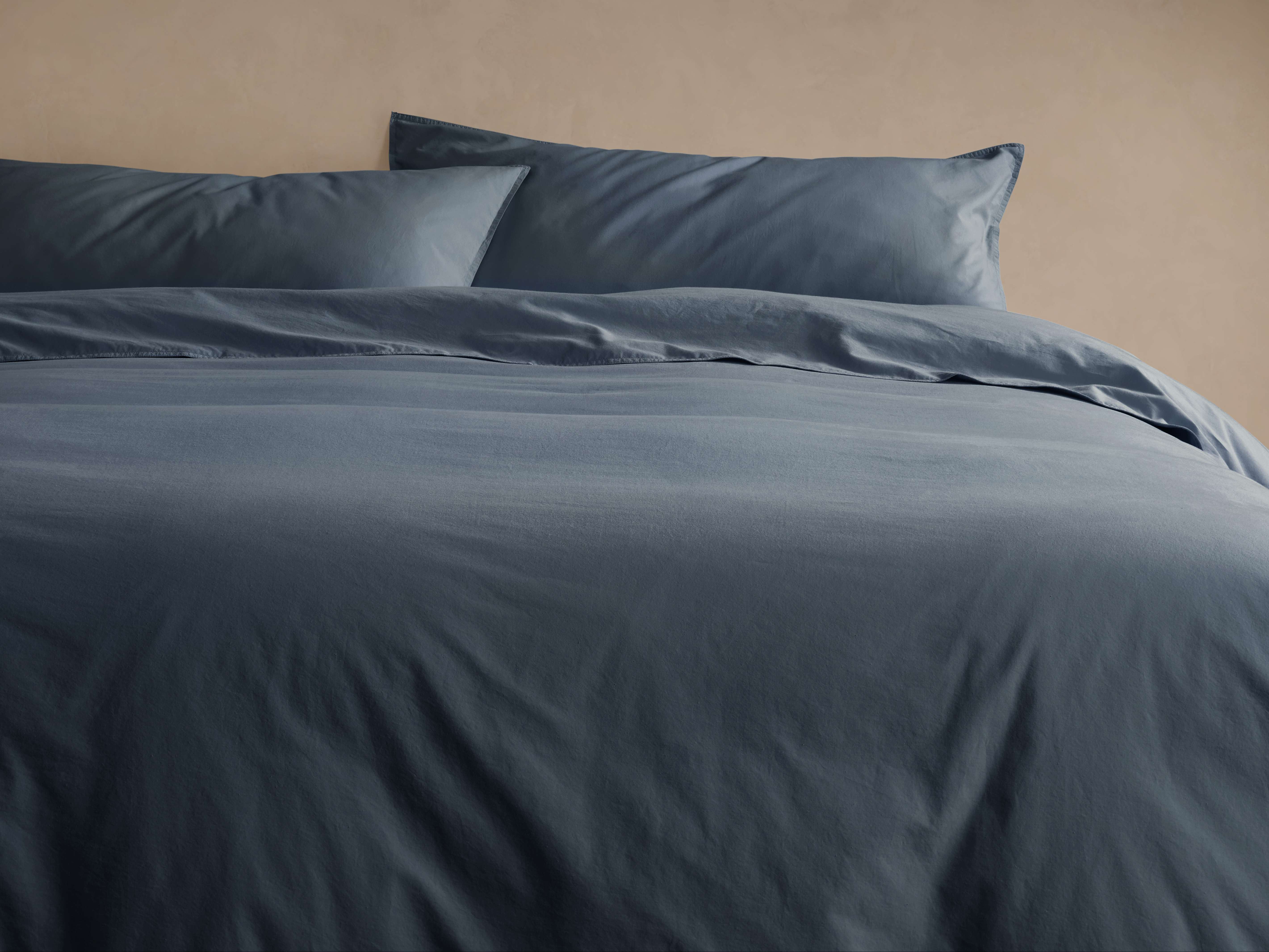 Italian Garment-Dyed Percale Duvet