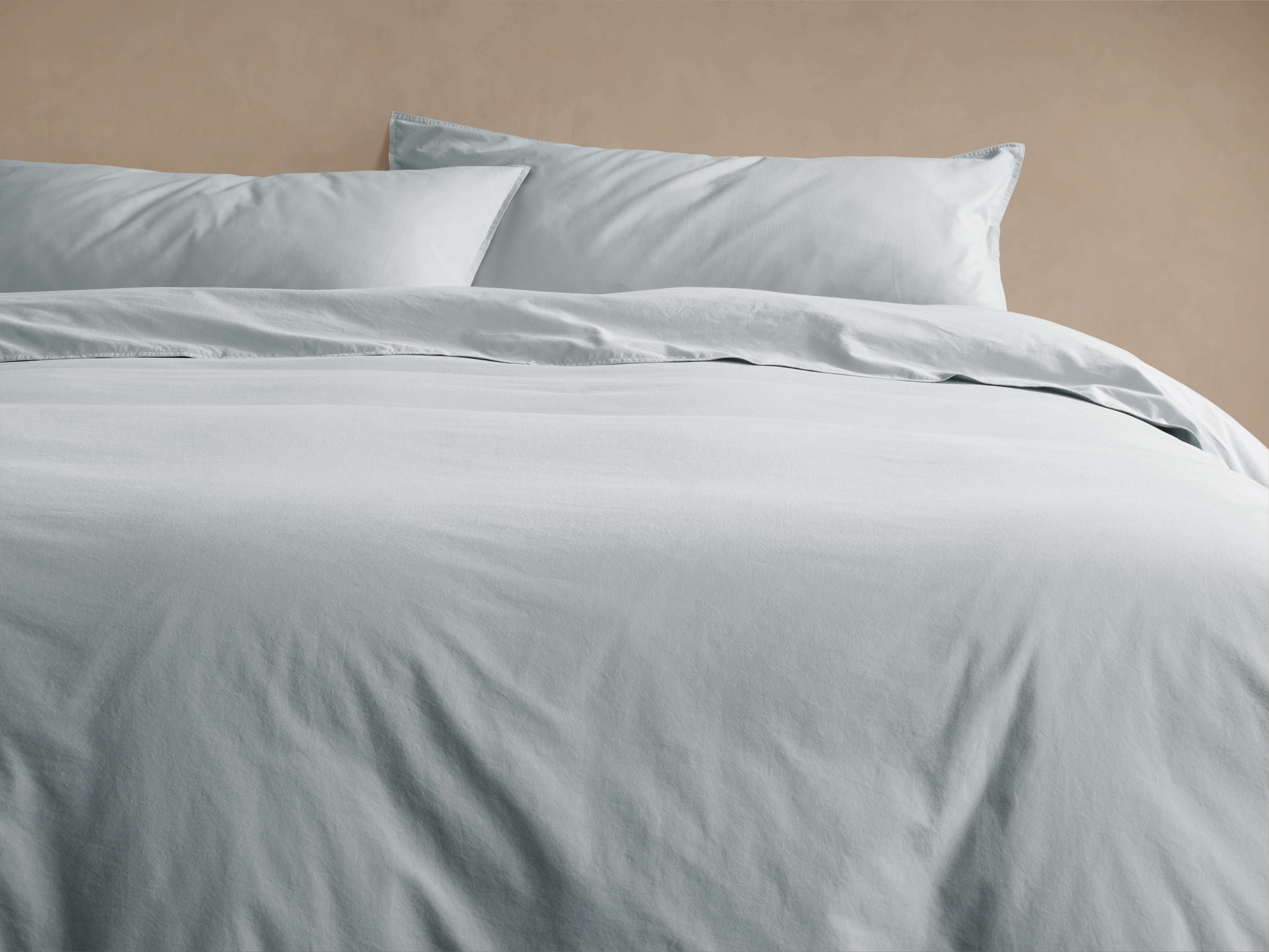 Italian Garment-Dyed Percale Duvet Set