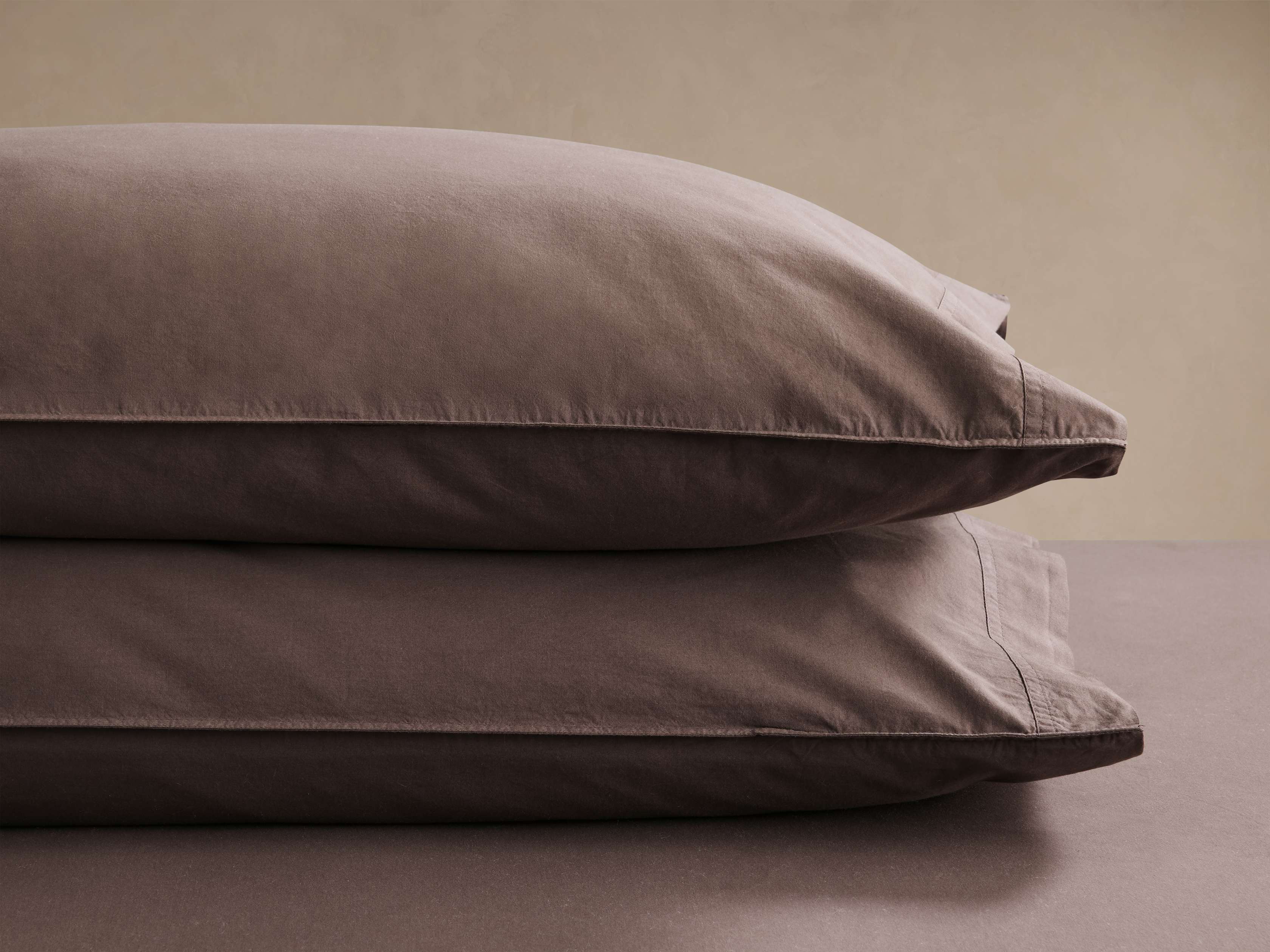 Italian Garment-Dyed Sateen Pillowcases (Set of 2)