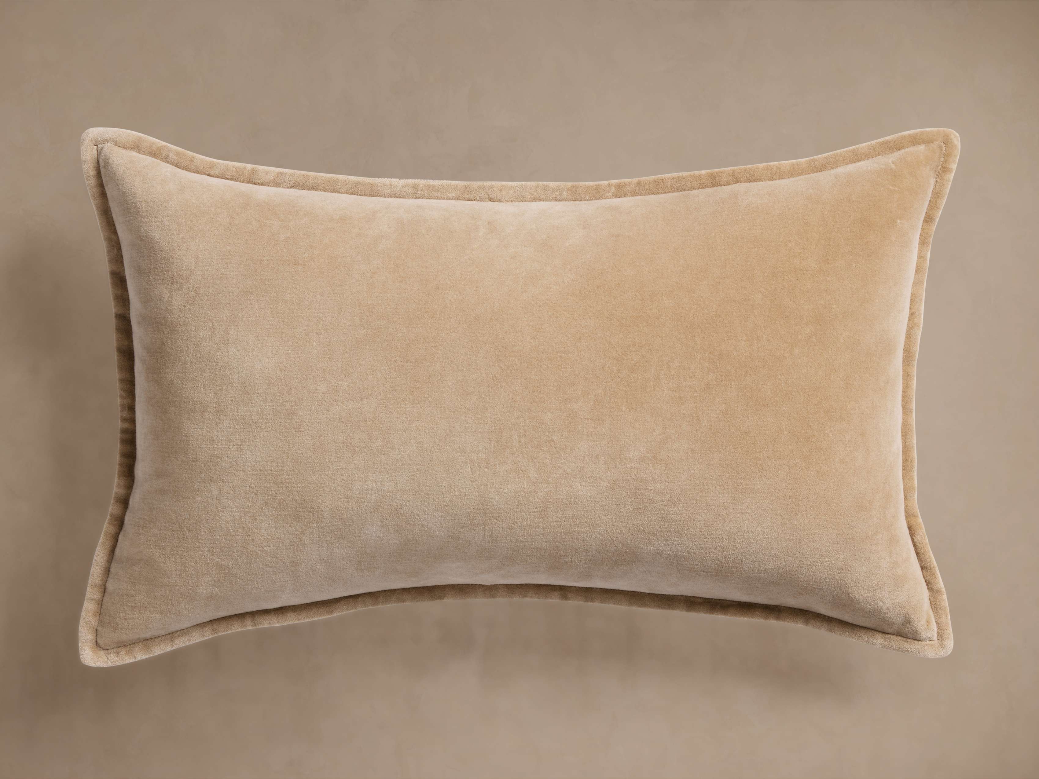 Stone Washed Velvet Lumbar Pillow Cover