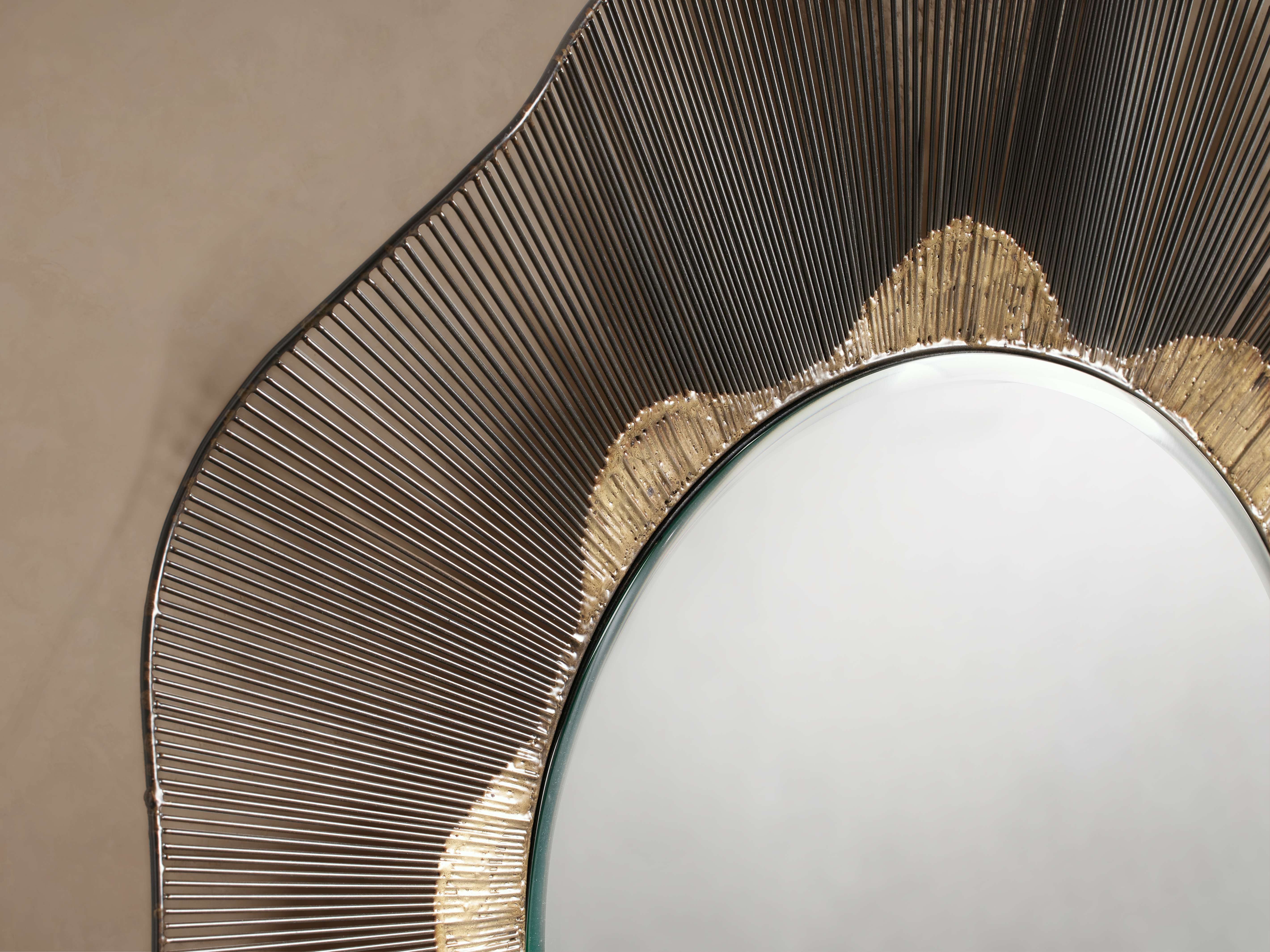 Amalia Round Wall Mirror - Thumbnail 2