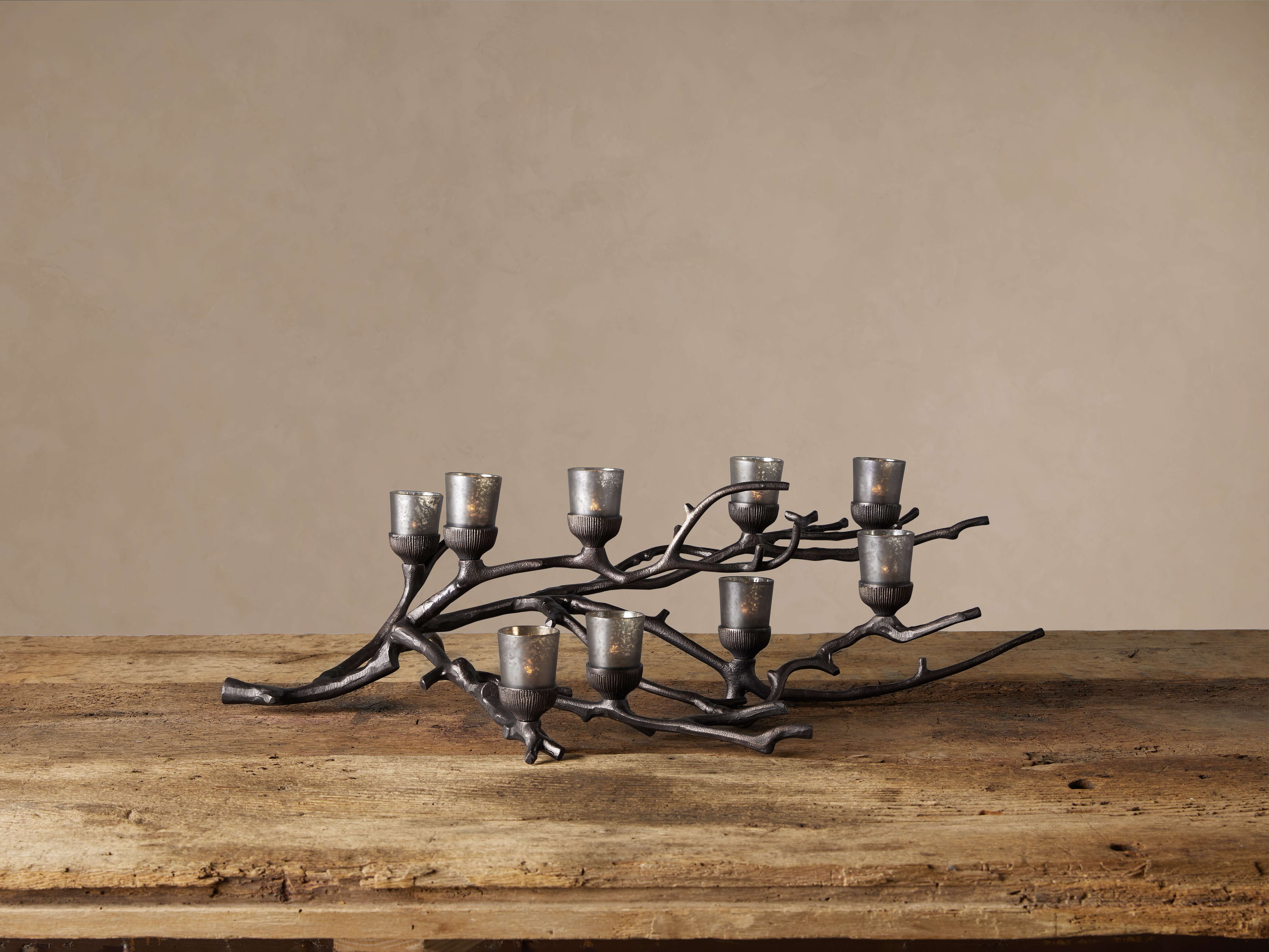 Branch Candleholder in Nickel - Thumbnail 2