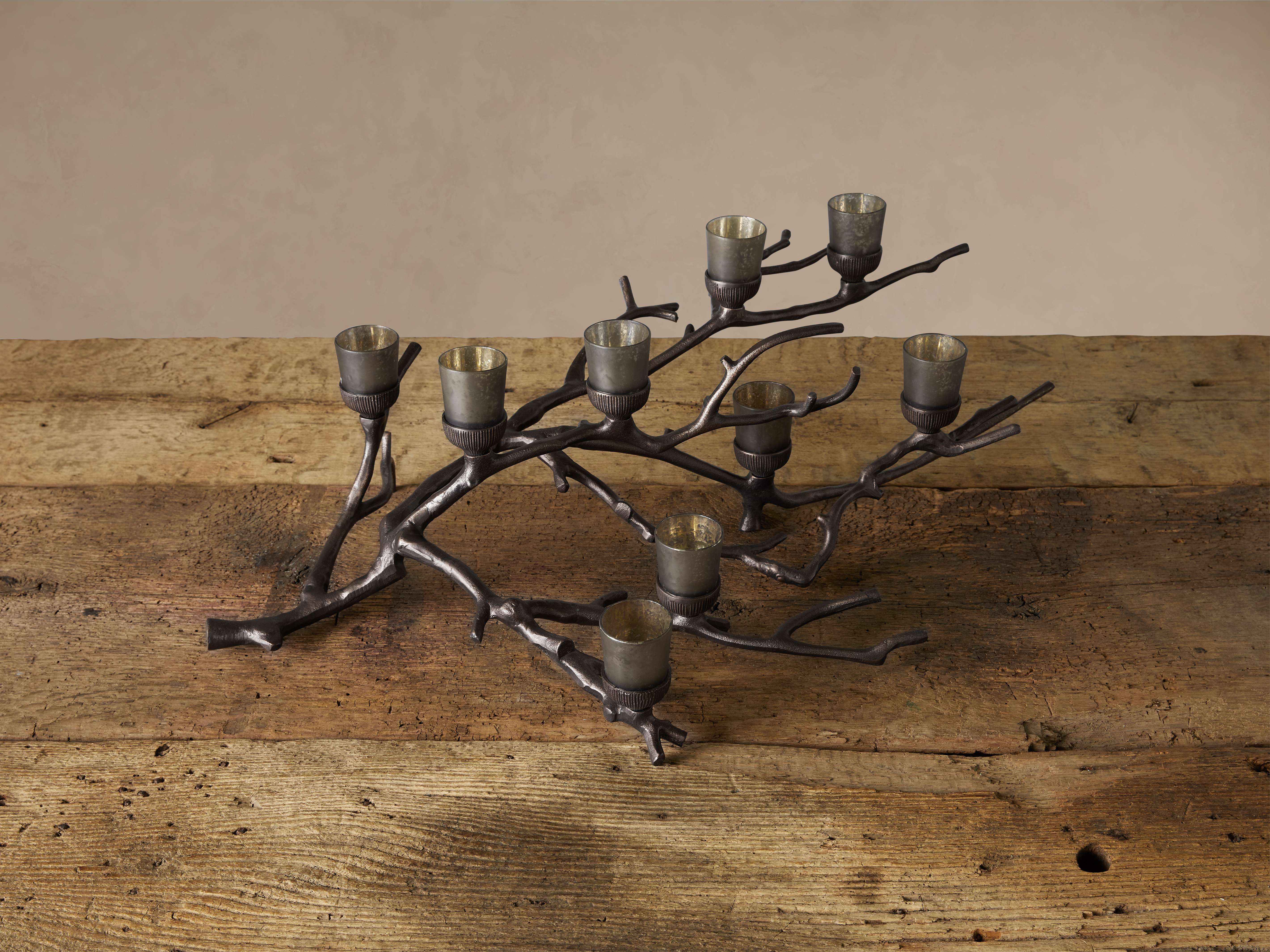 Branch Candleholder in Nickel - Thumbnail 3