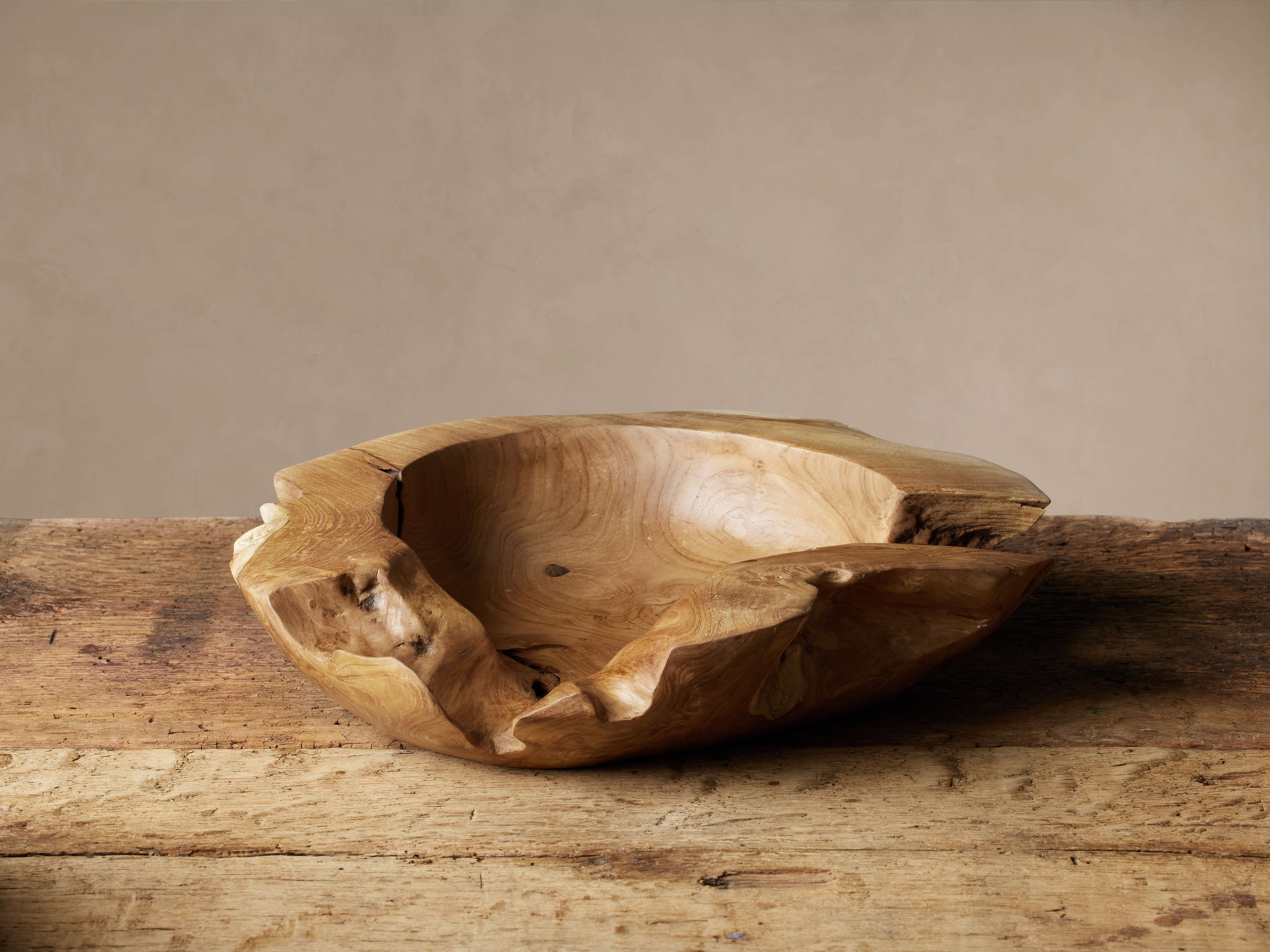 Teak Root Bowl