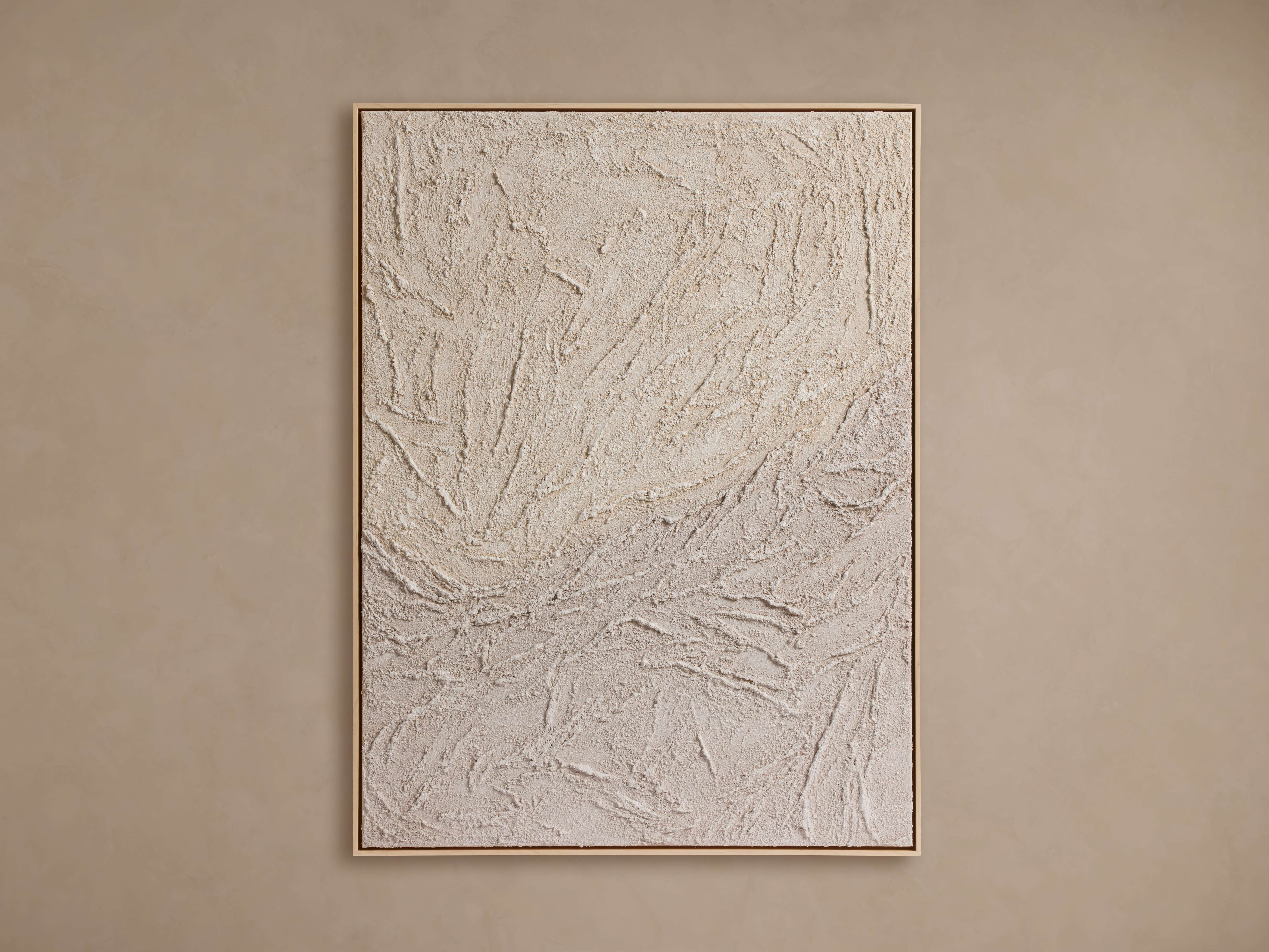 肉筆　mixed media　【抽象画】 Mixed Media Stone Framed Print – Arhaus