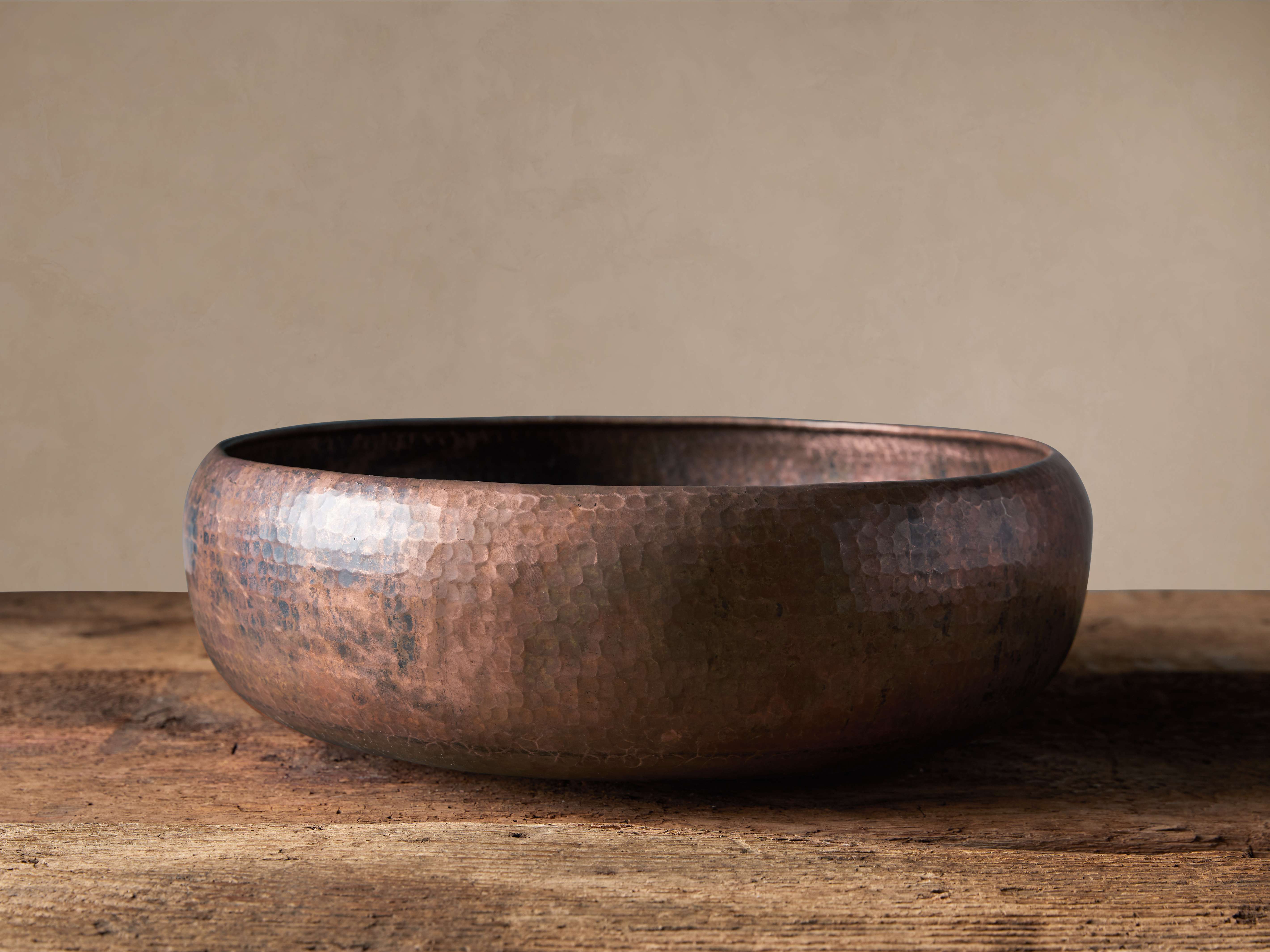 Hand Hammered Copper Bowl - Thumbnail 3
