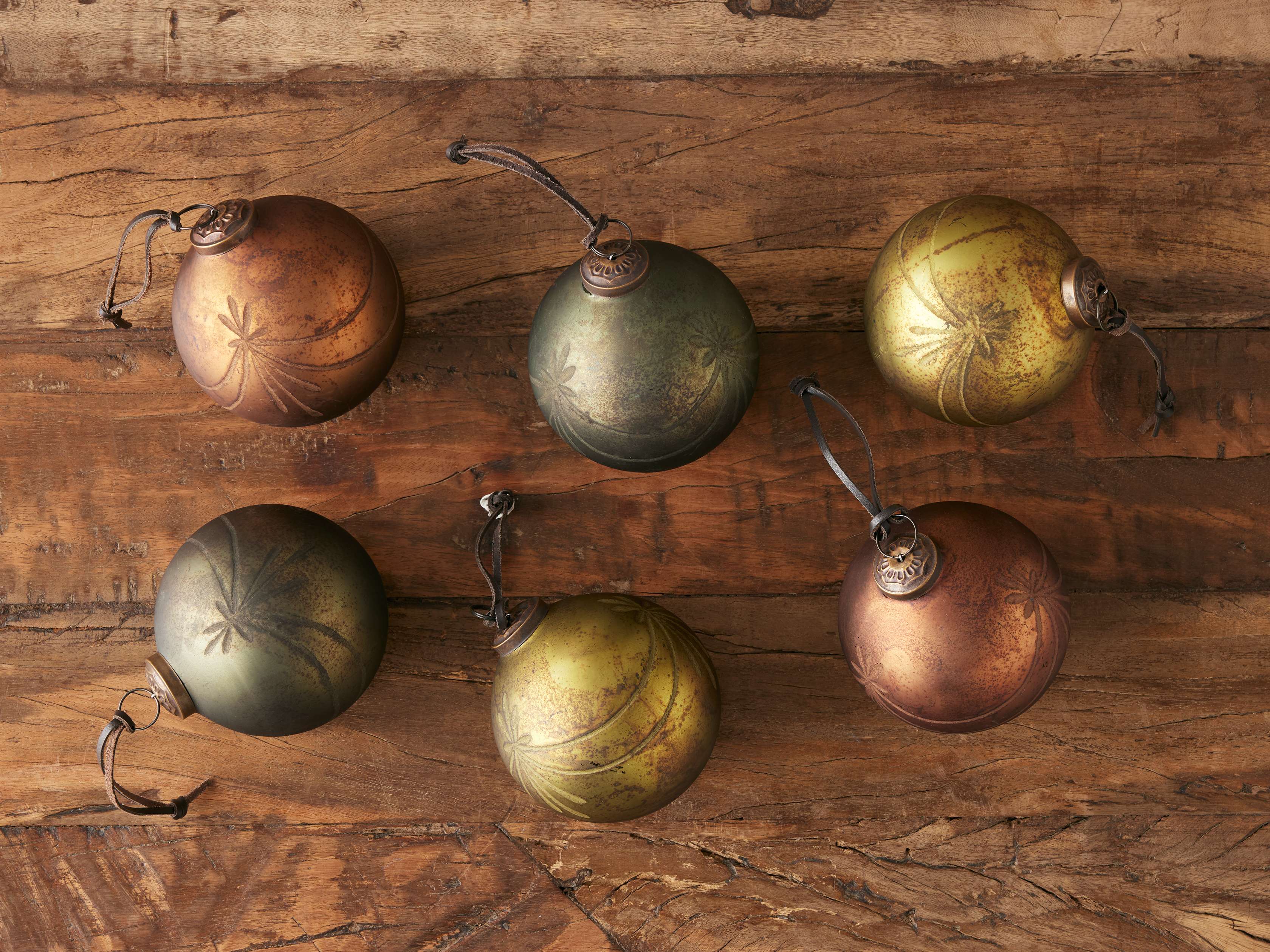 Warm Star Ornaments (Set of 6)