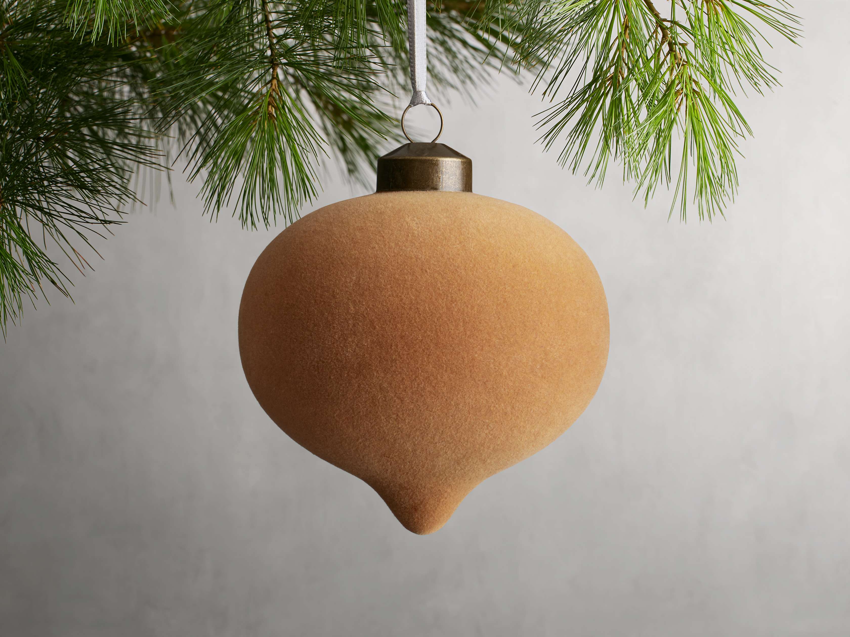 Flocked Ornaments (Set of 6)