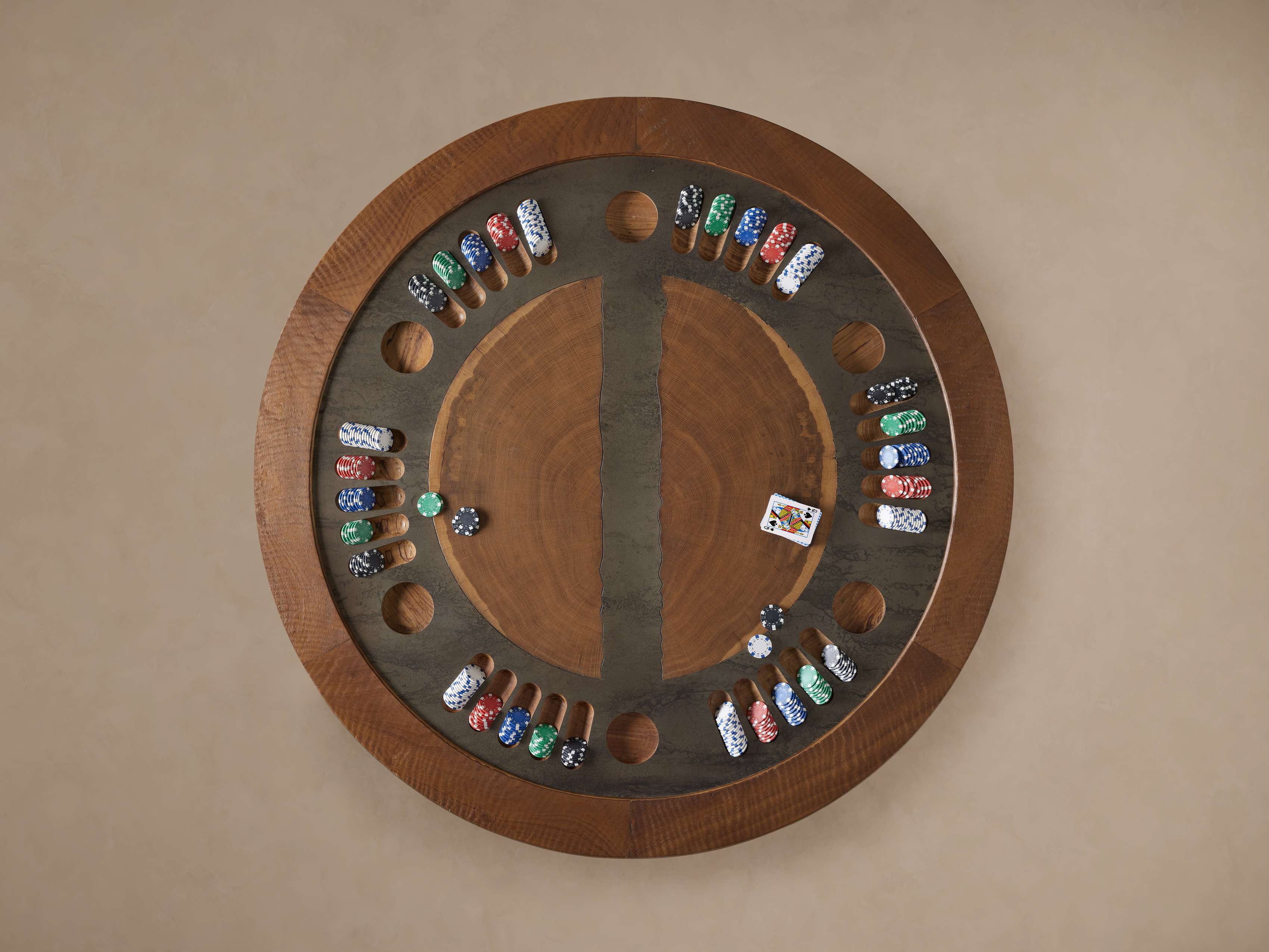 Reclaimed Wood Poker Table