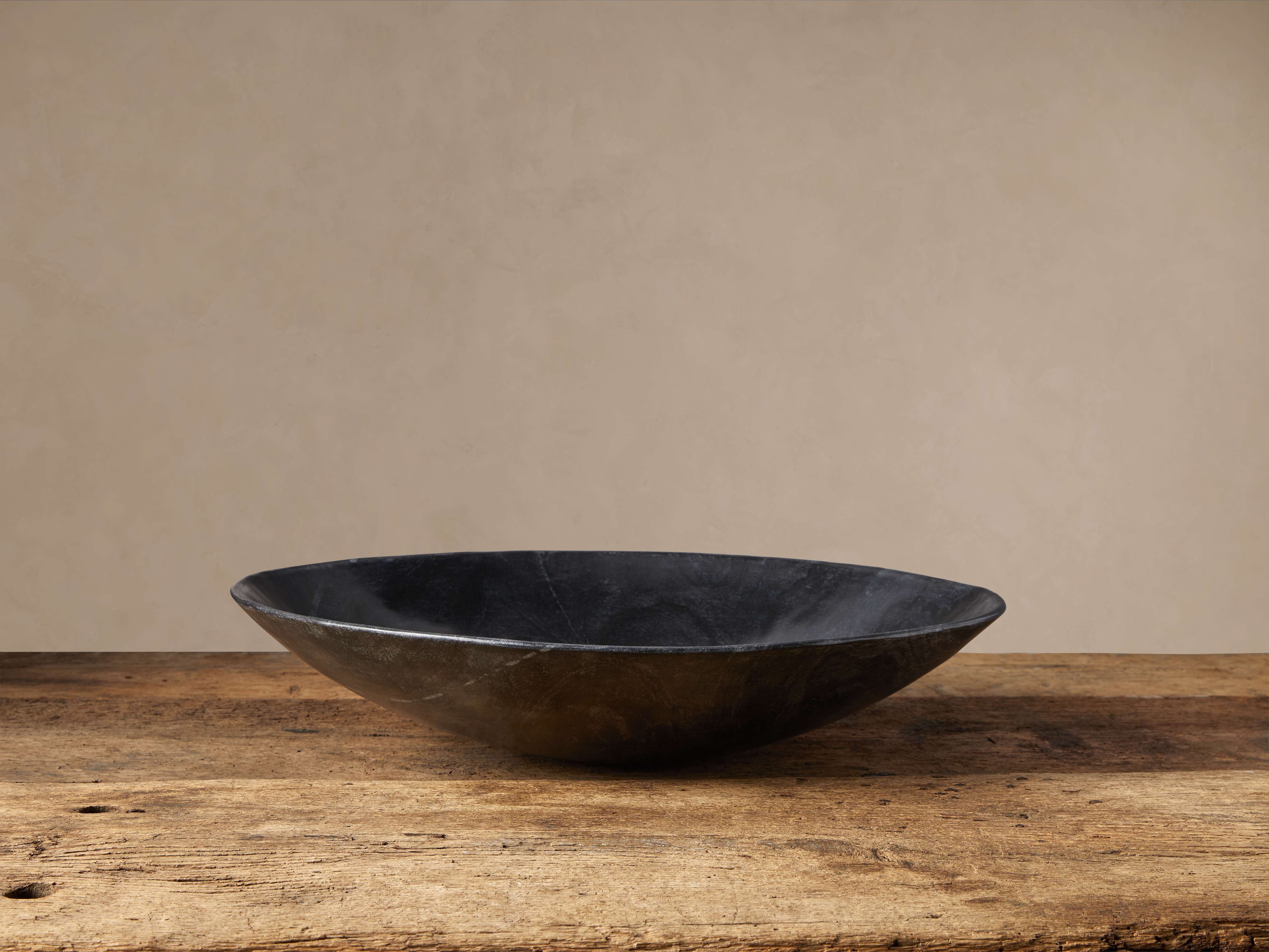 Black Marble Ruffle Bowl - Thumbnail 5