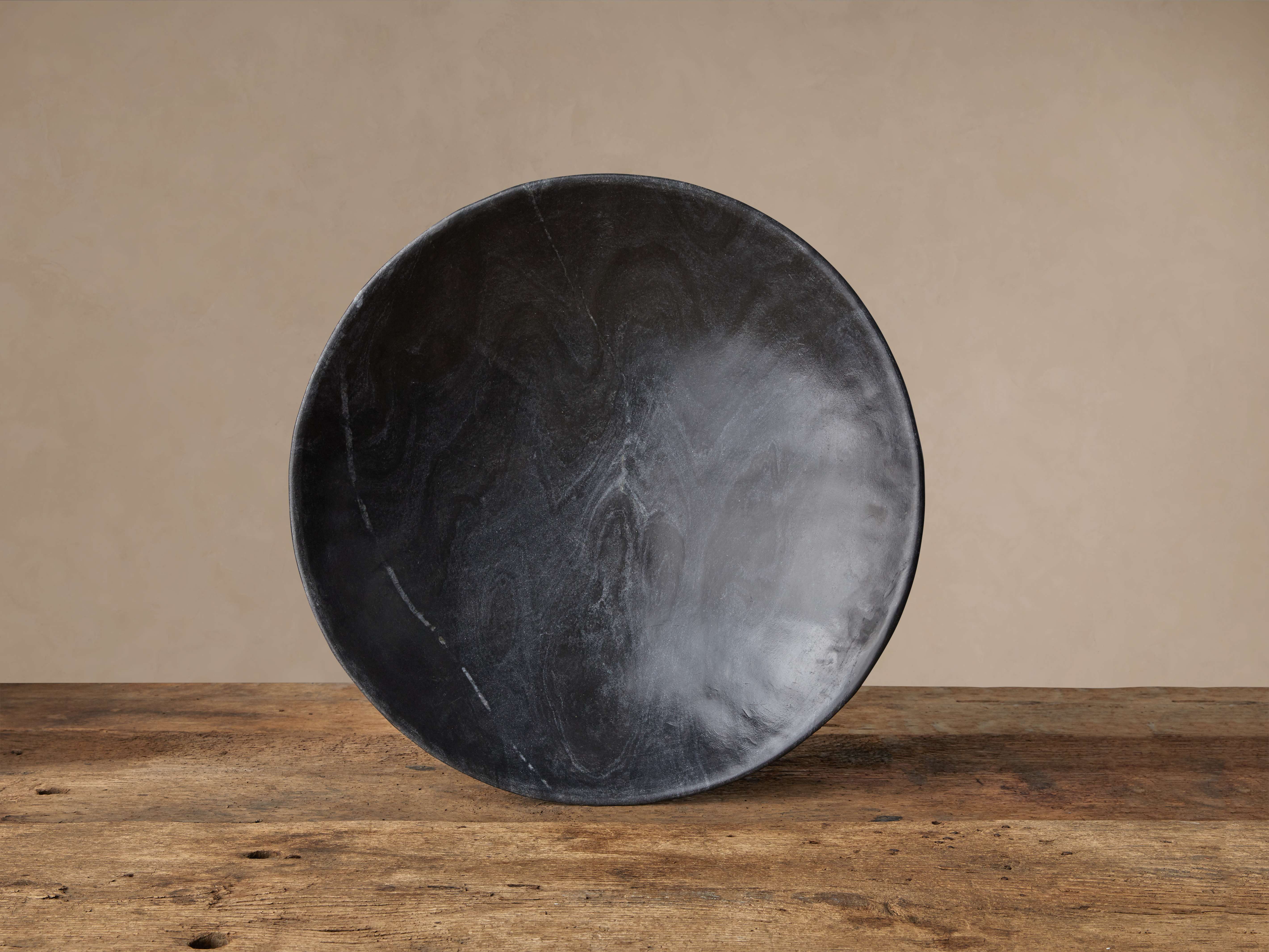 Black Marble Ruffle Bowl - Thumbnail 2