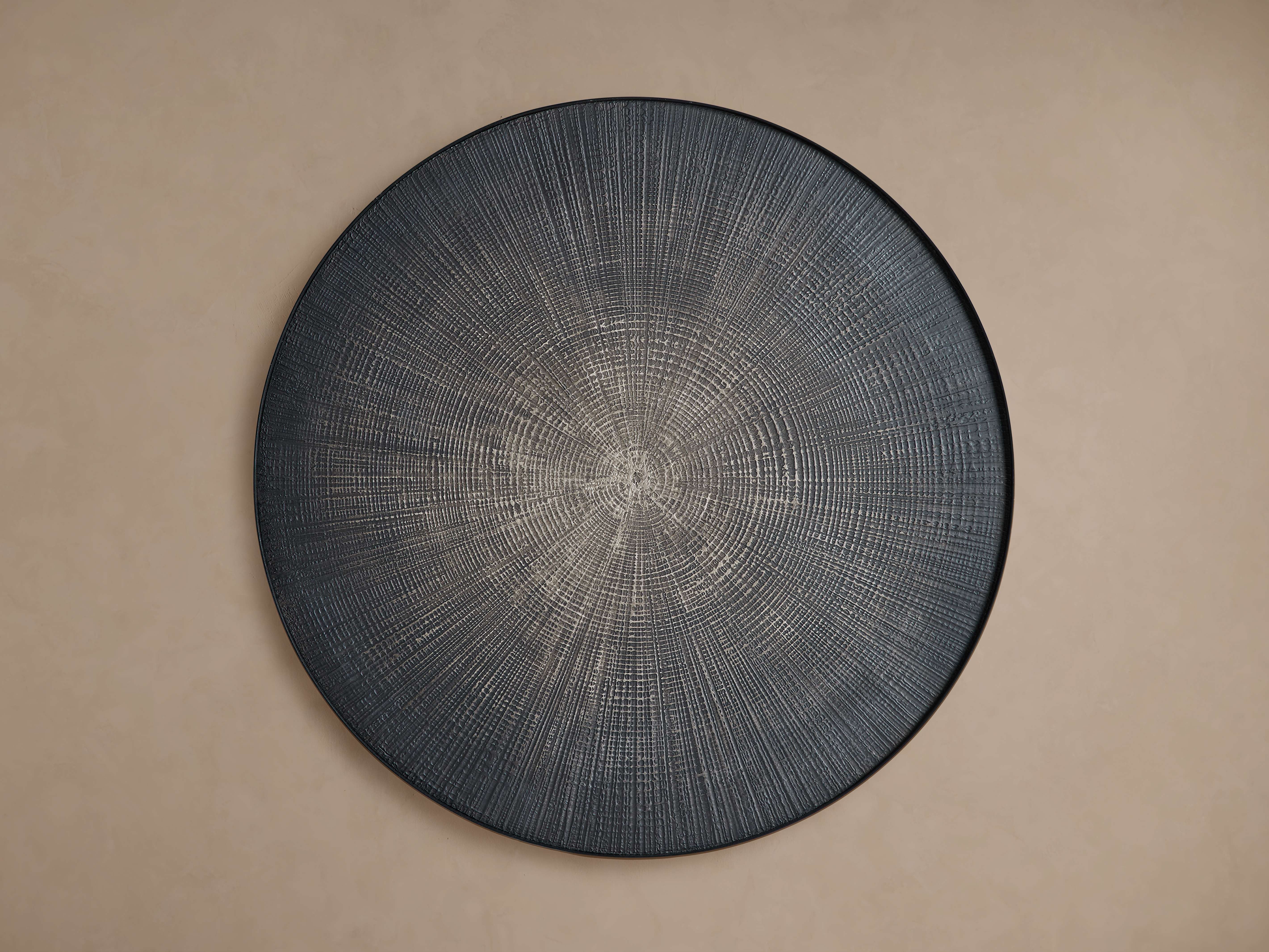 Charcoal Radial Panel