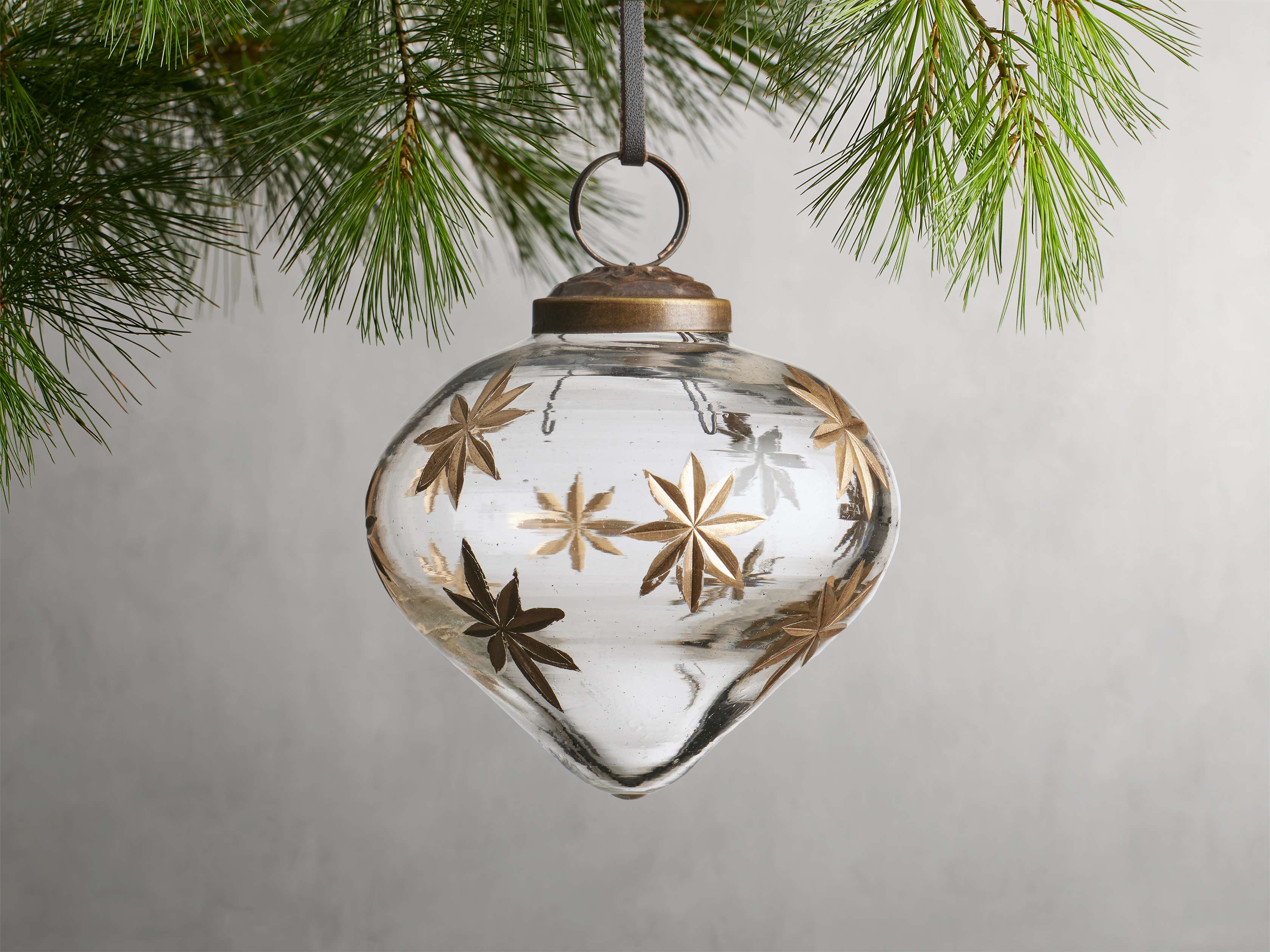 Traditional Etched Ornaments (Set of 6)