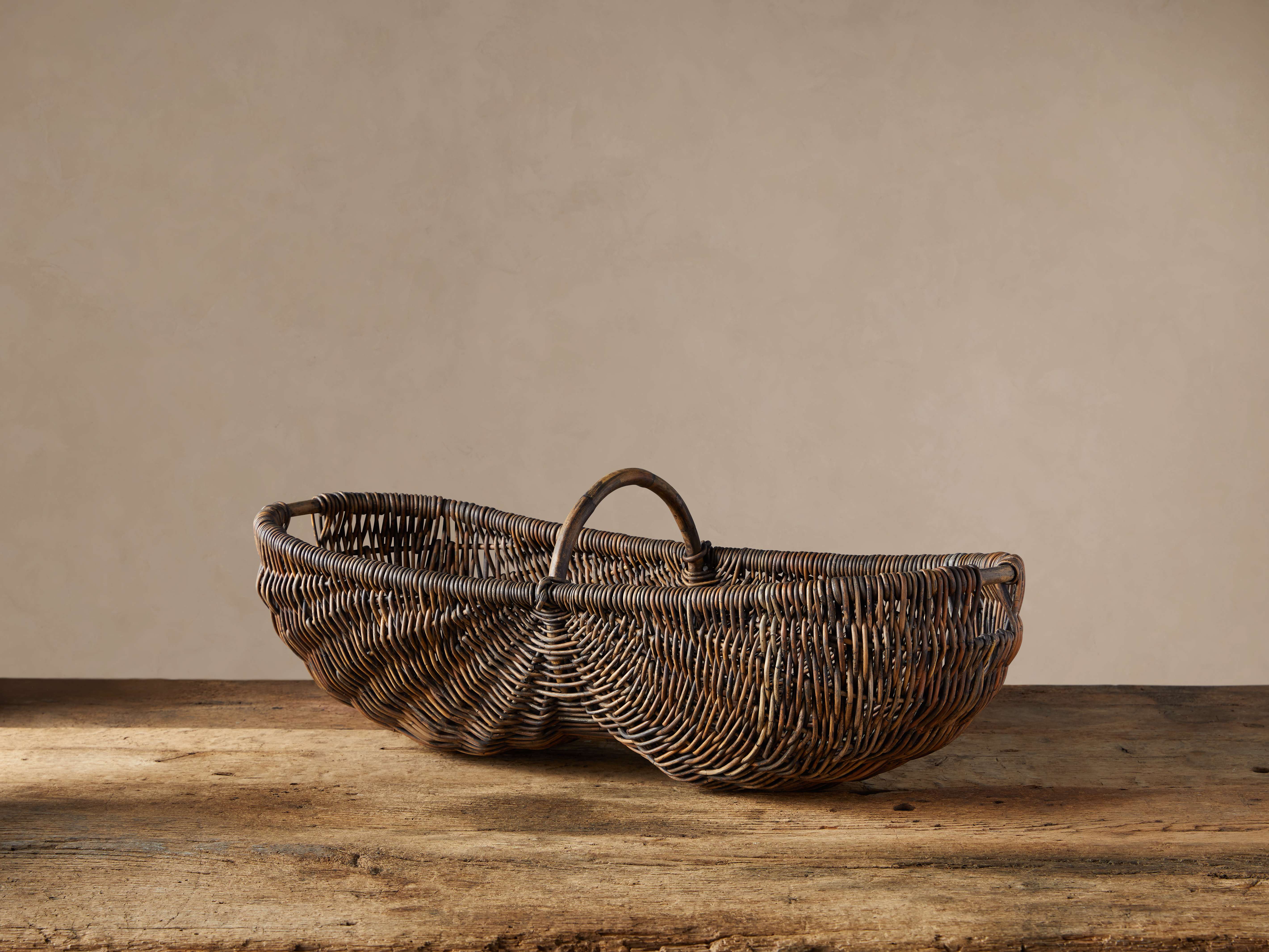Vintage Basket with Handle