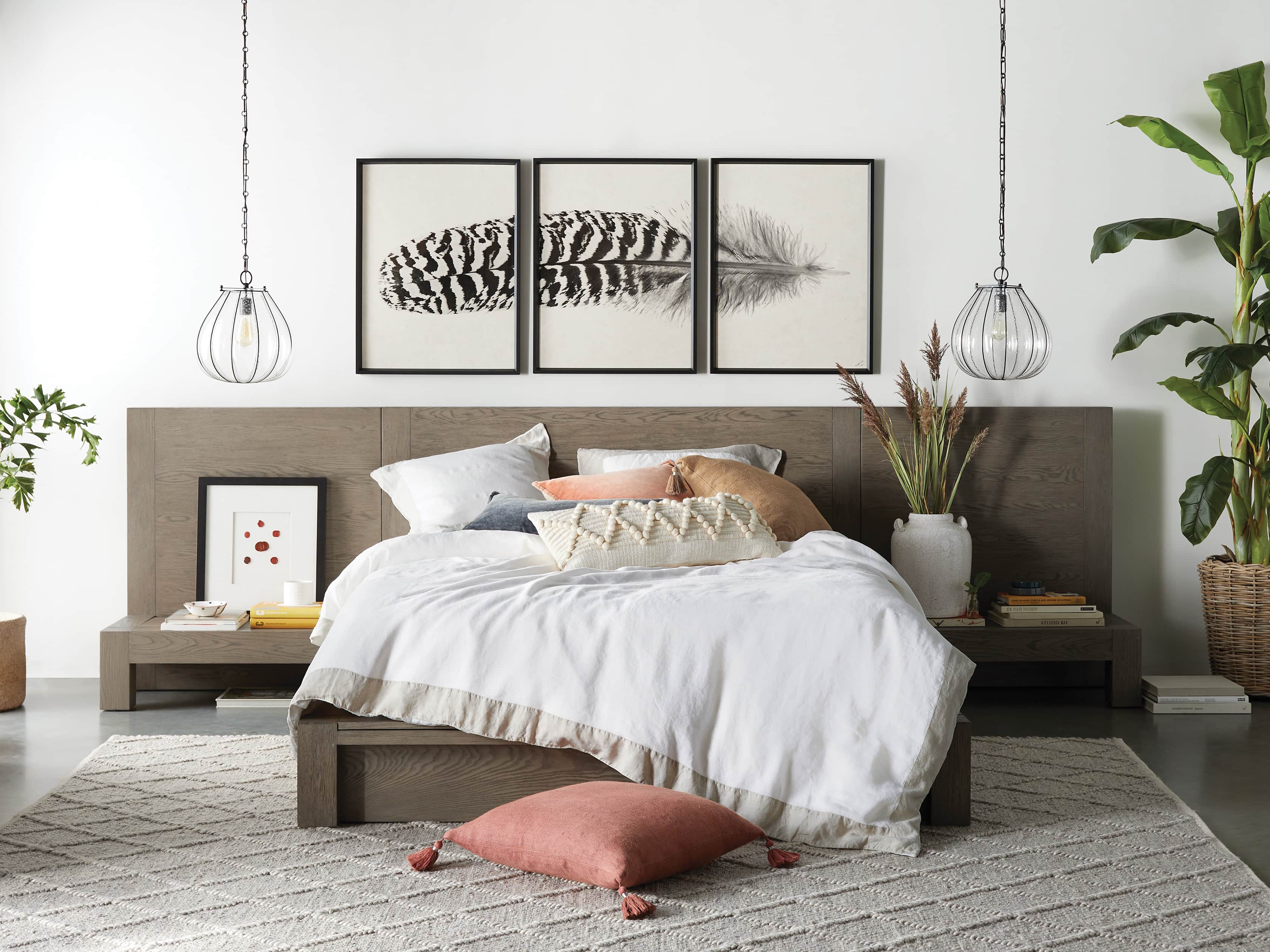 Arhaus Peacock Feather Framed Print - Thumbnail 3