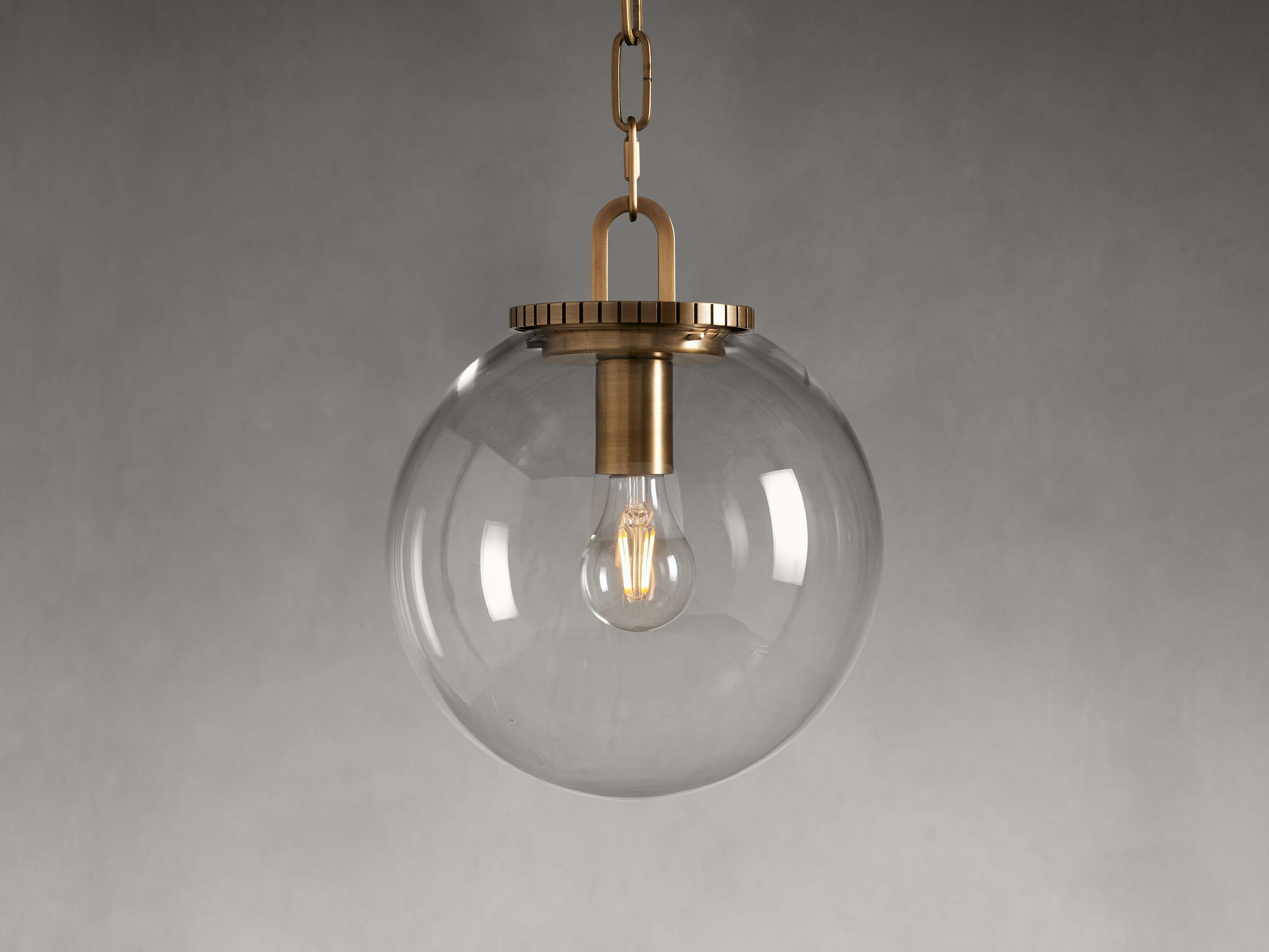 Wescott Globe Pendant with Chain - Thumbnail 3