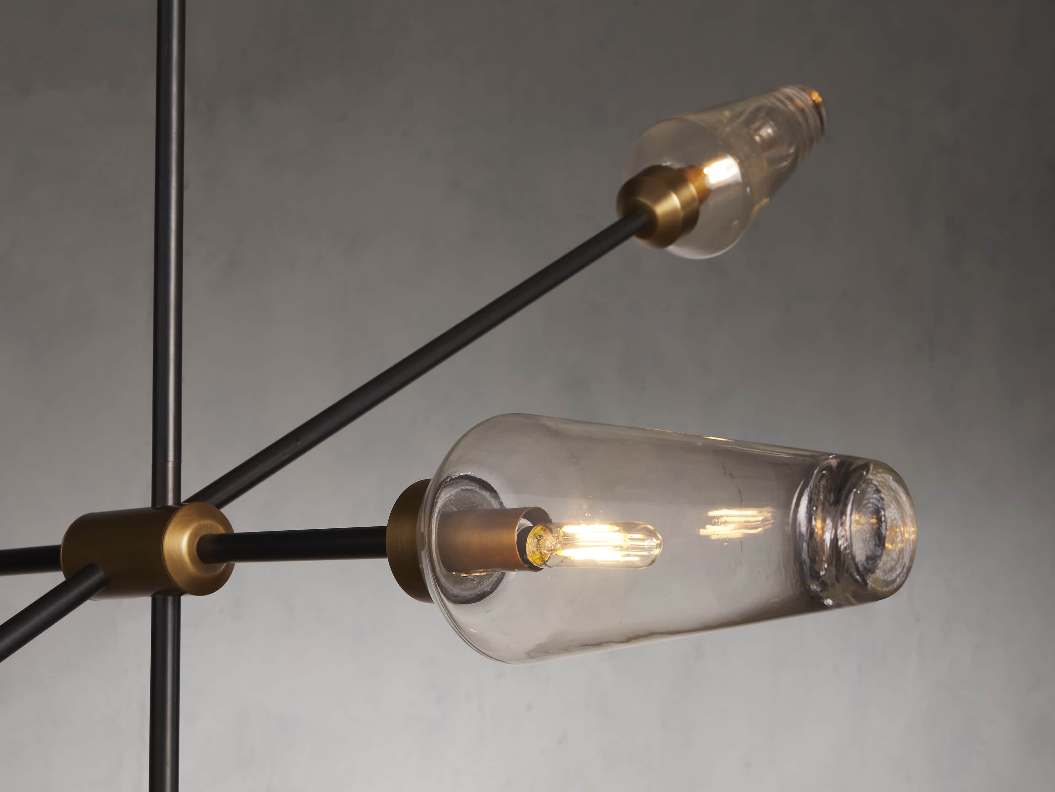 Arrow Bronze Chandelier - Thumbnail 4