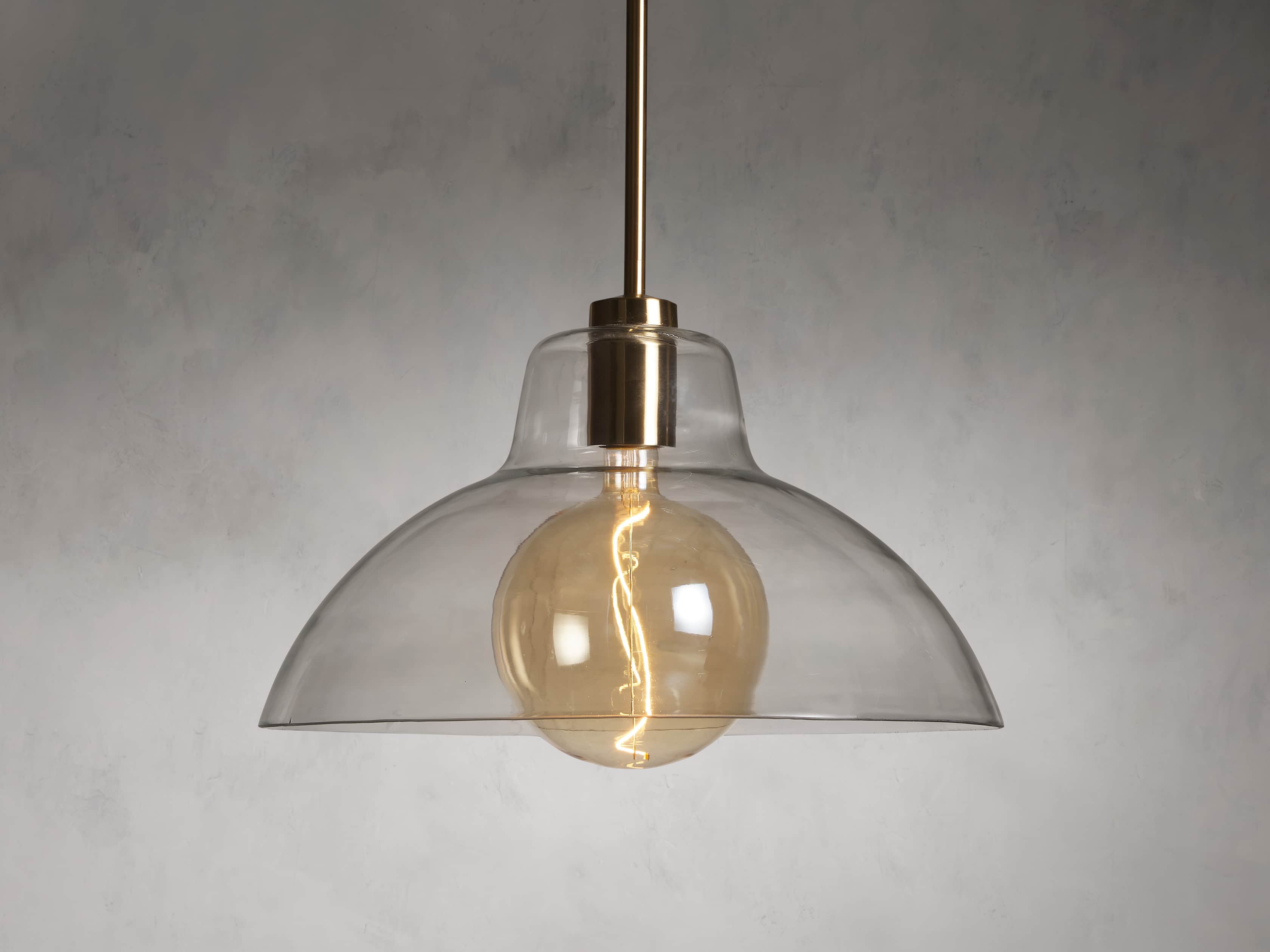 Bauer Dome Pendant with Bulb