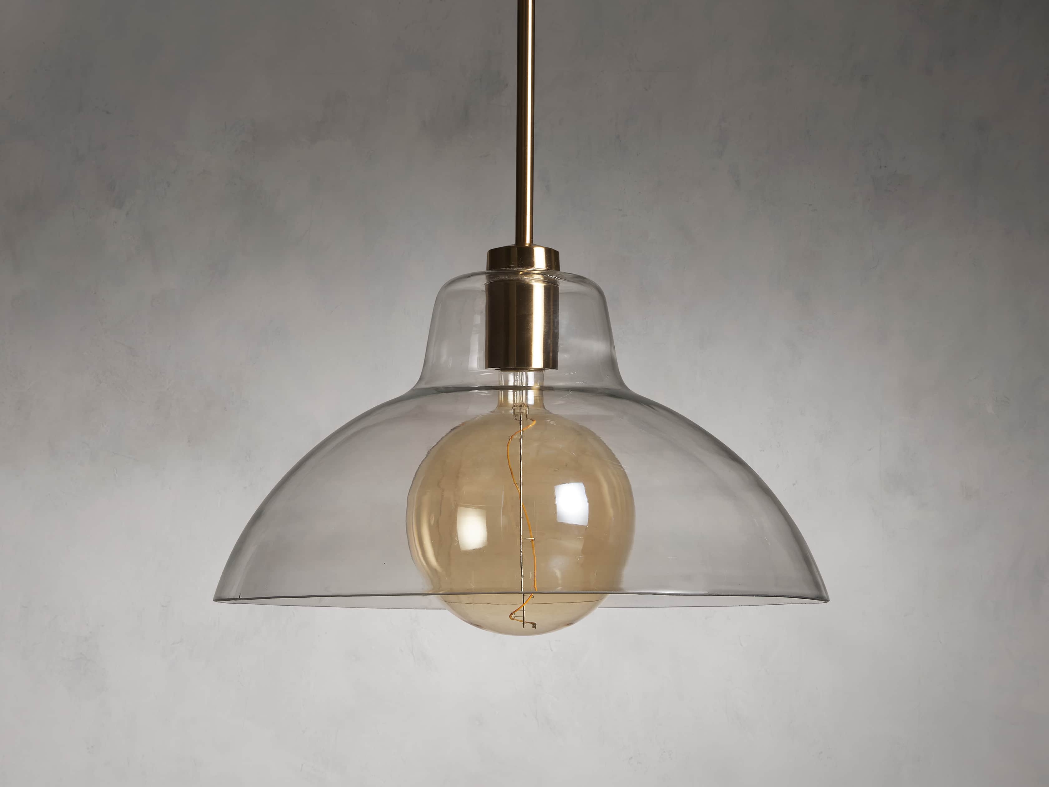 Bauer Dome Pendant with Bulb