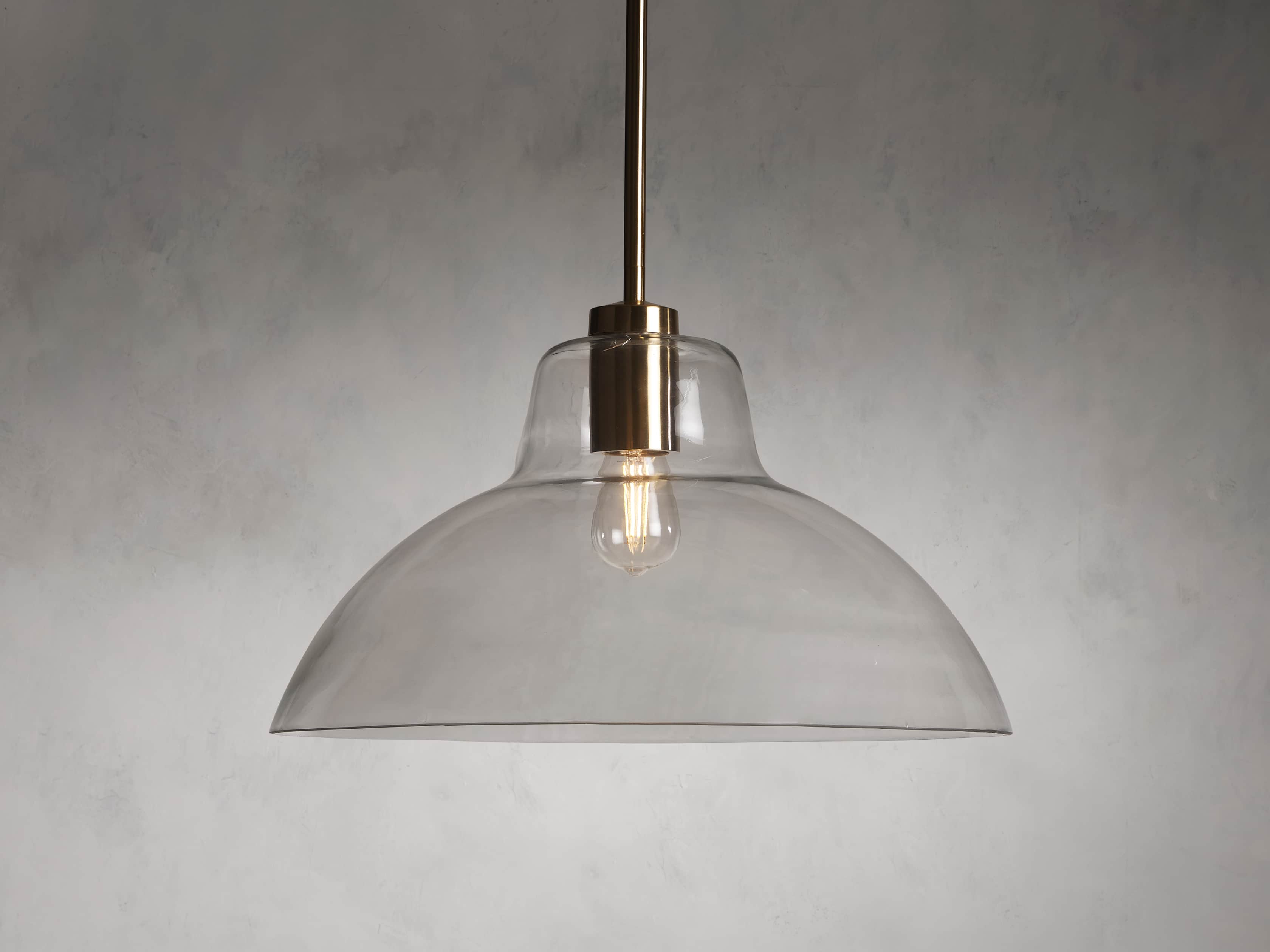 Bauer Dome Pendant with Bulb - Thumbnail 2