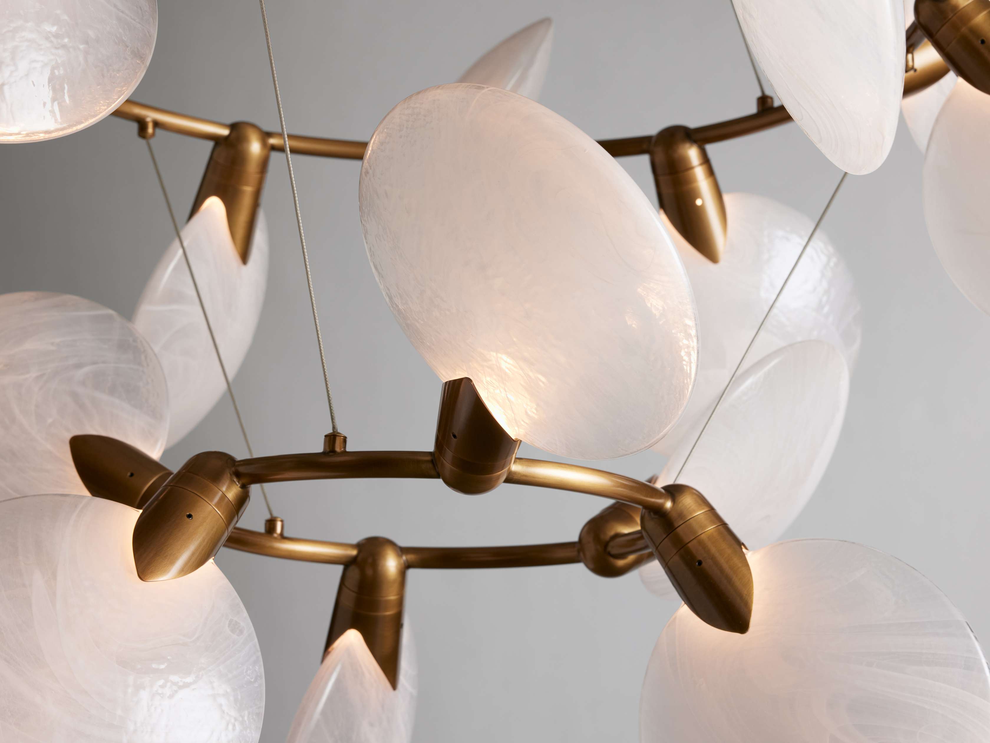 Lyla 2-Tiered Halo Chandelier - Thumbnail 3