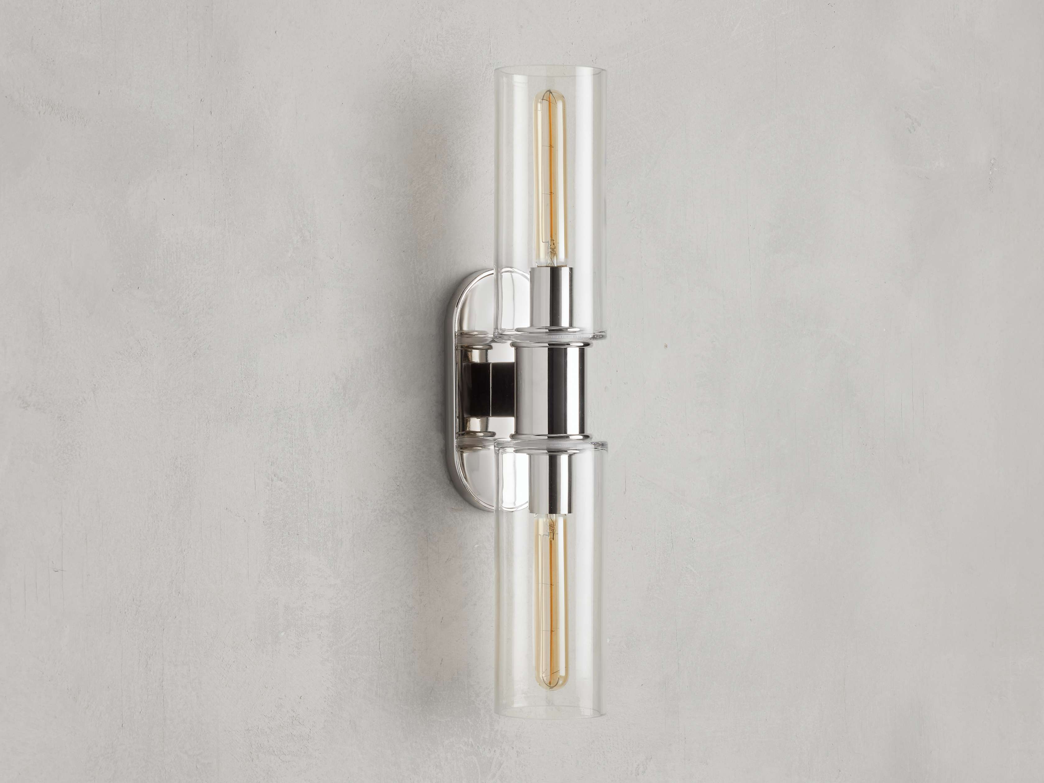Harlin Double Sconce in Clear