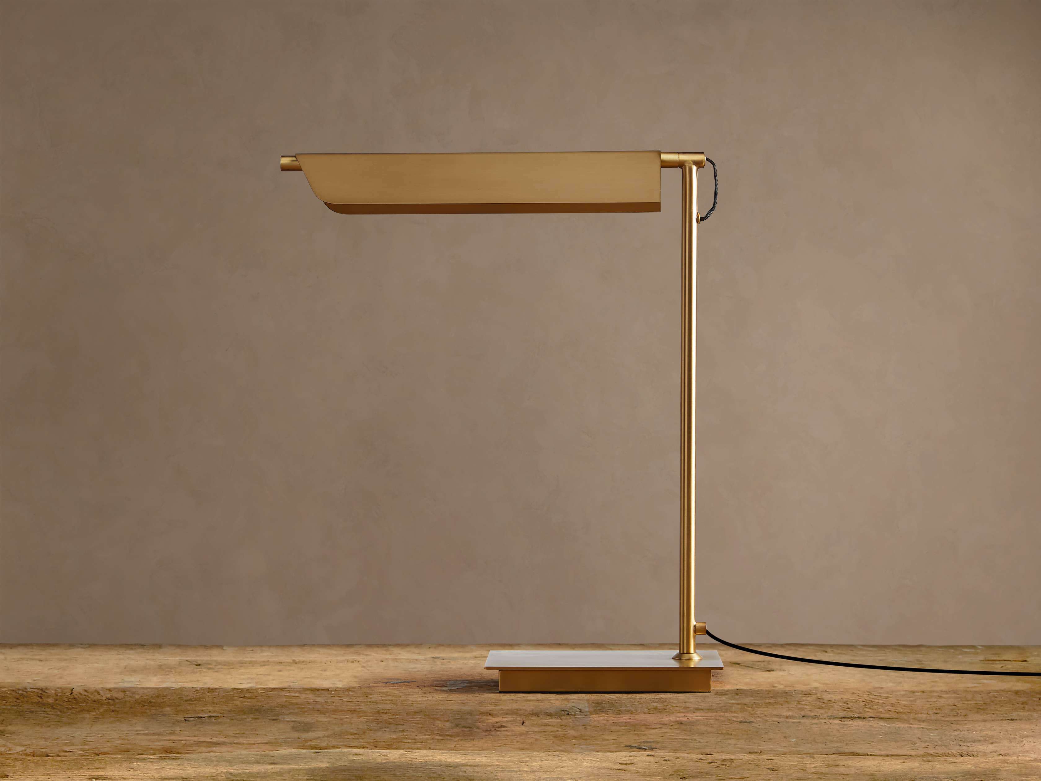 Axle Brass Table Lamp - Thumbnail 3