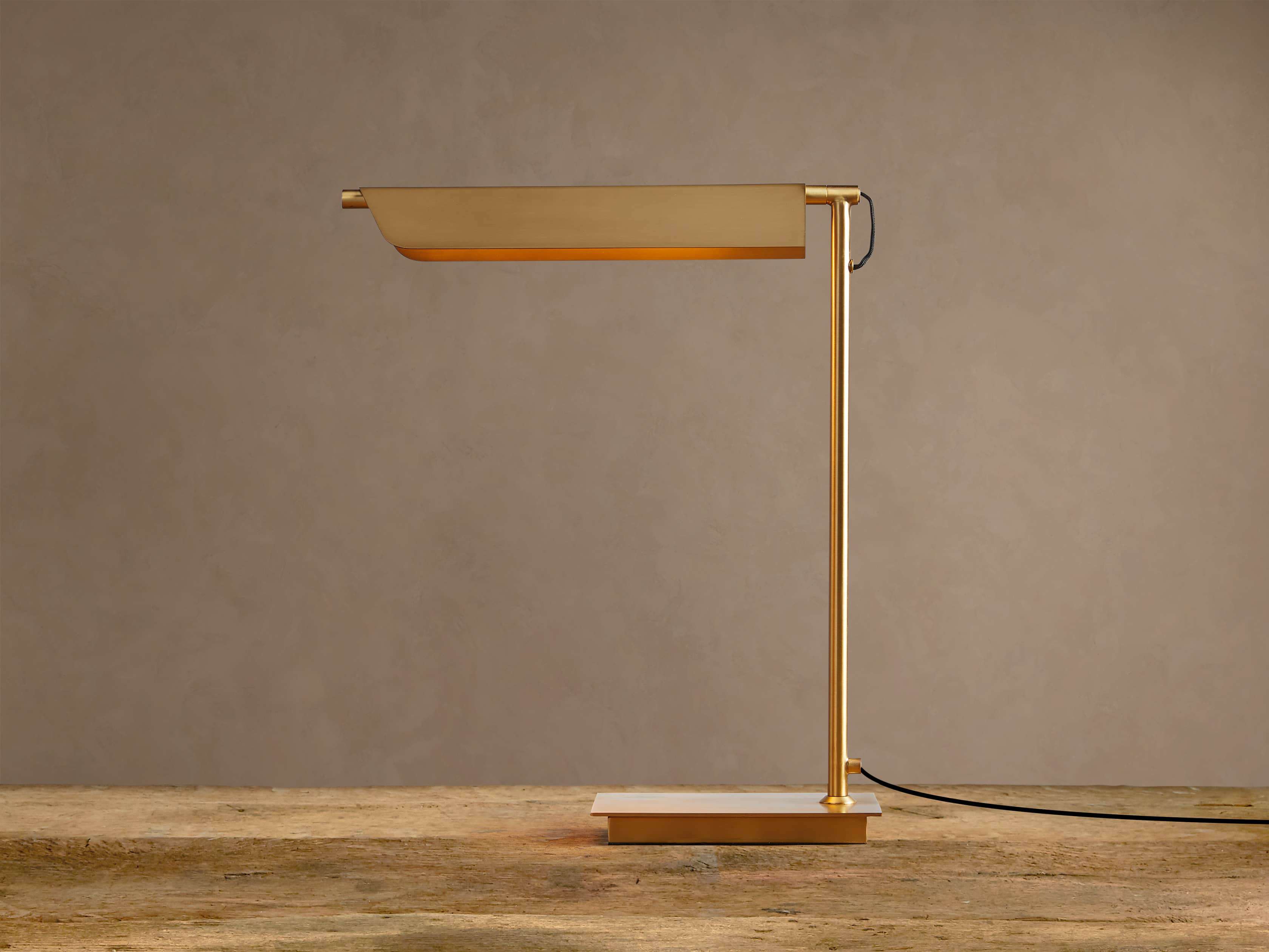 Axle Brass Table Lamp - Thumbnail 5