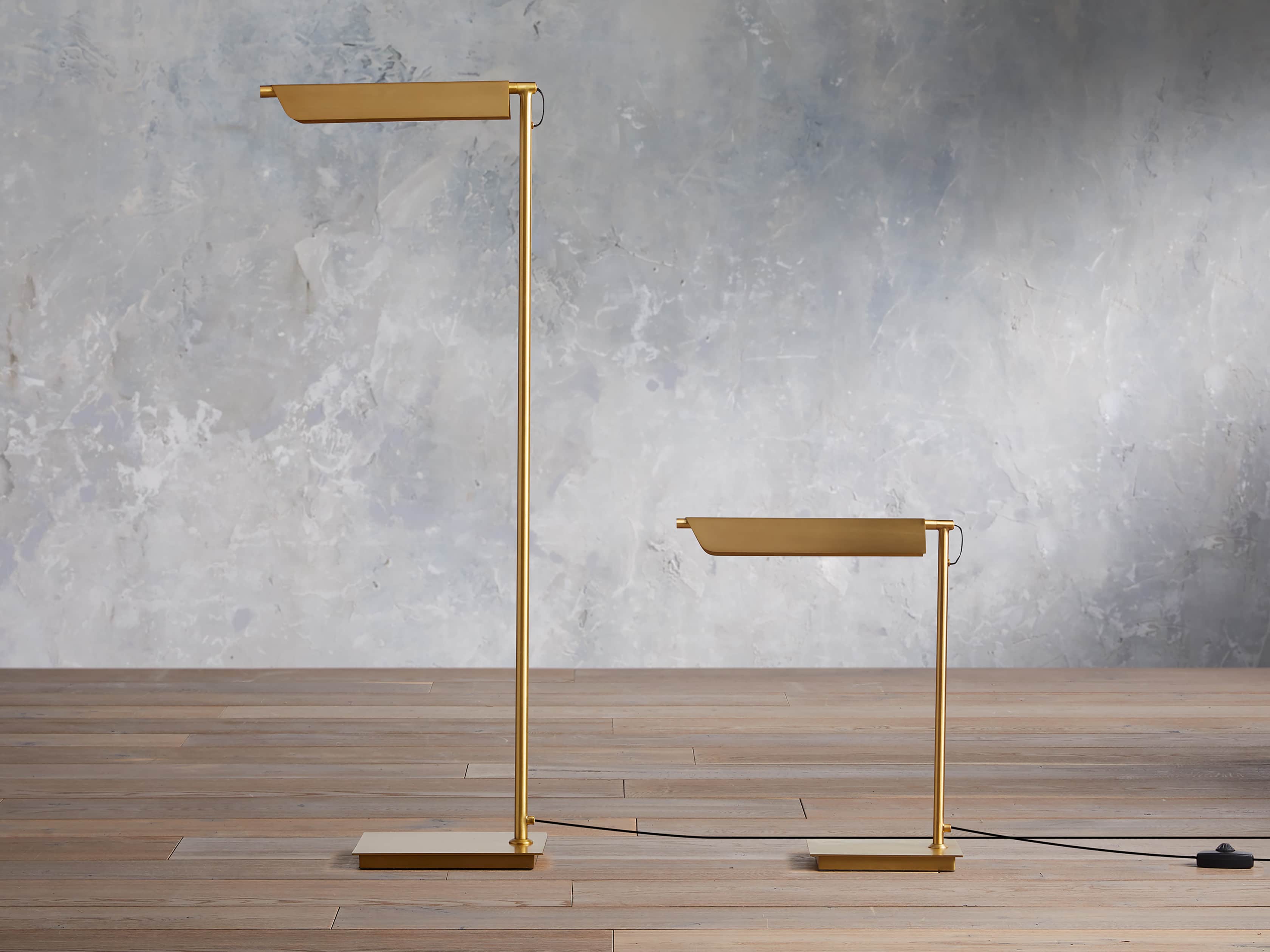 Axle Brass Floor Lamp - Thumbnail 4