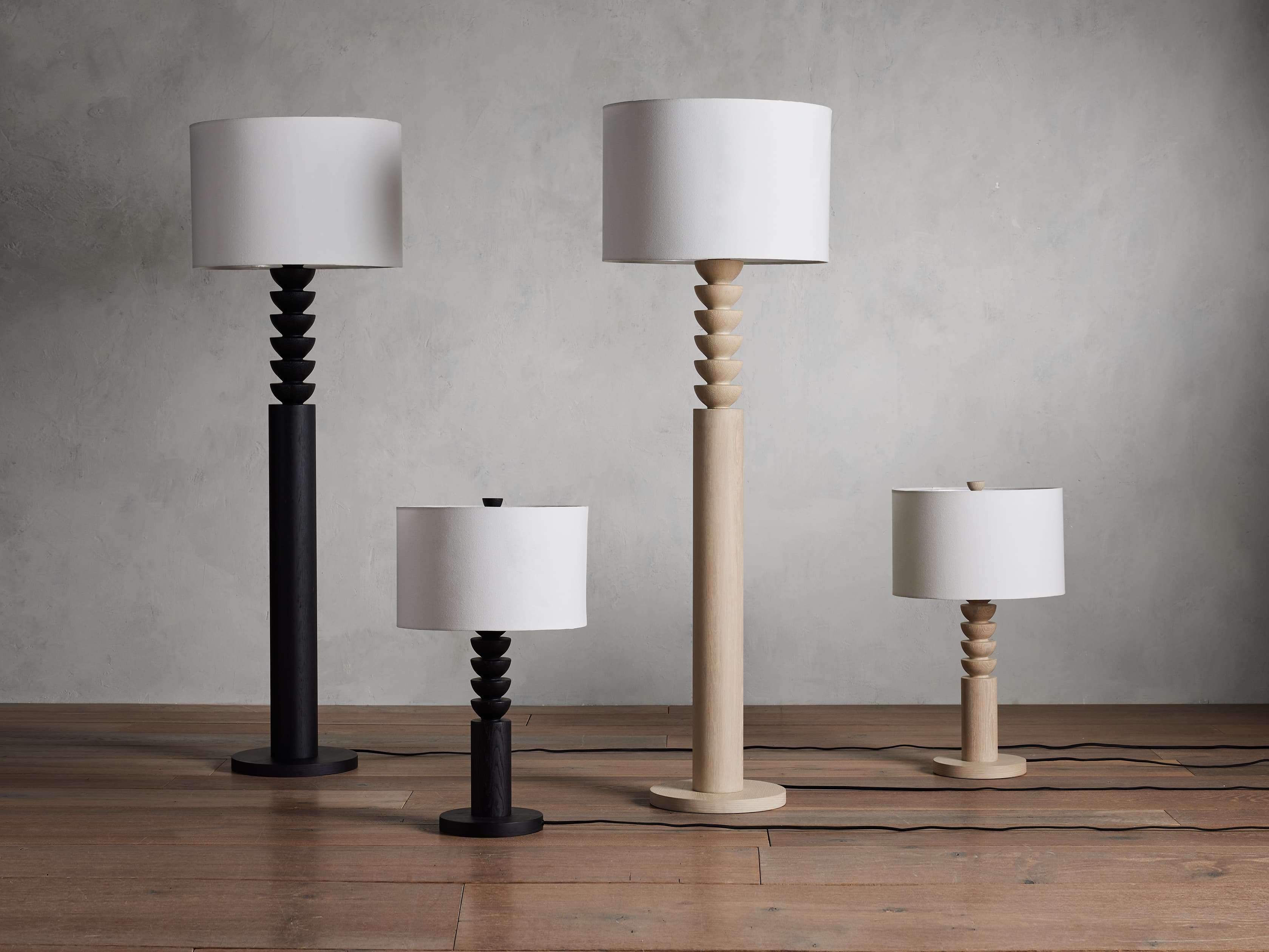 Lathe Floor Lamp