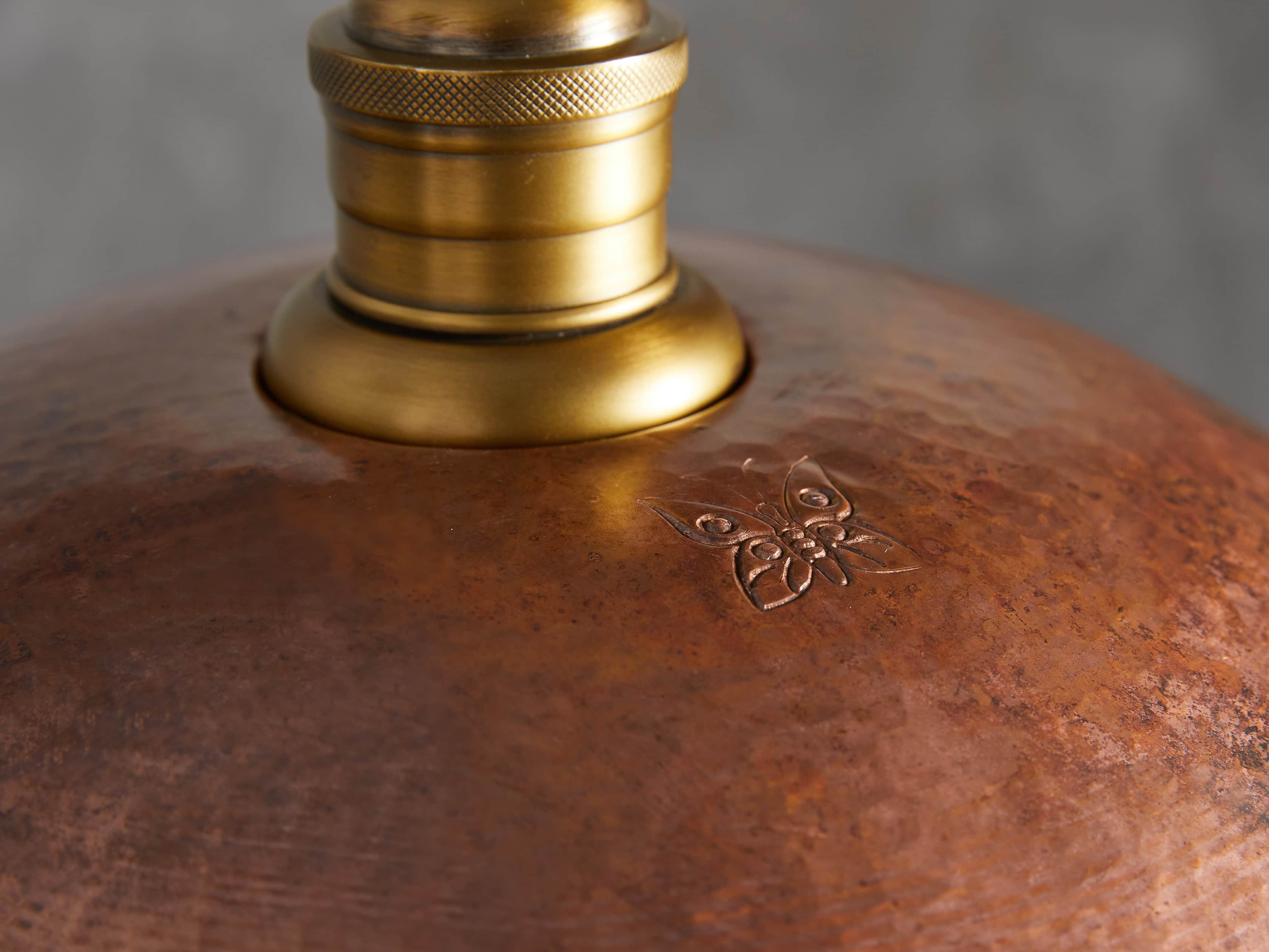 Recycled Metal Dome Pendant - Thumbnail 5