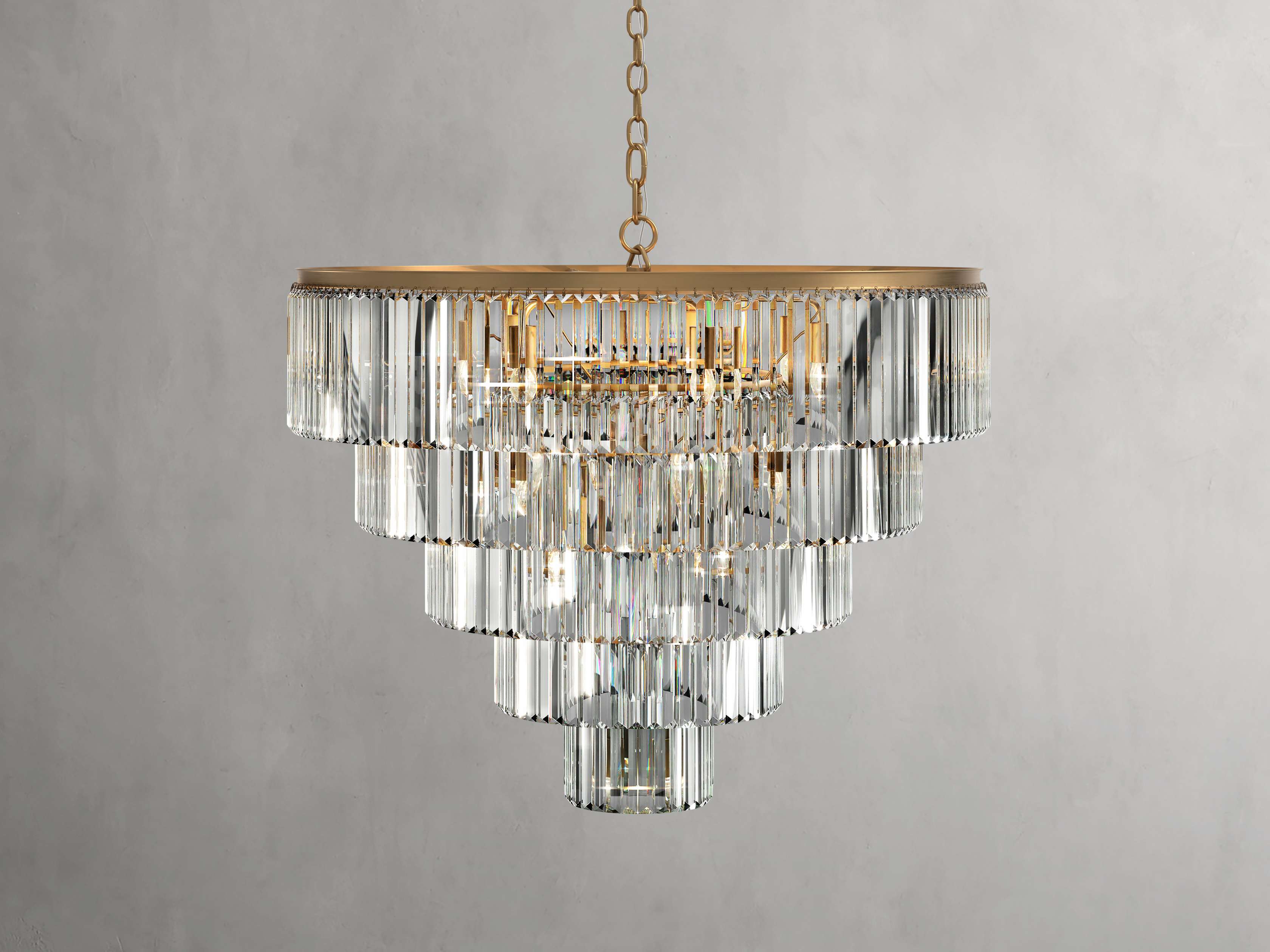 Leyland Tiered Round Chandelier - Thumbnail 3