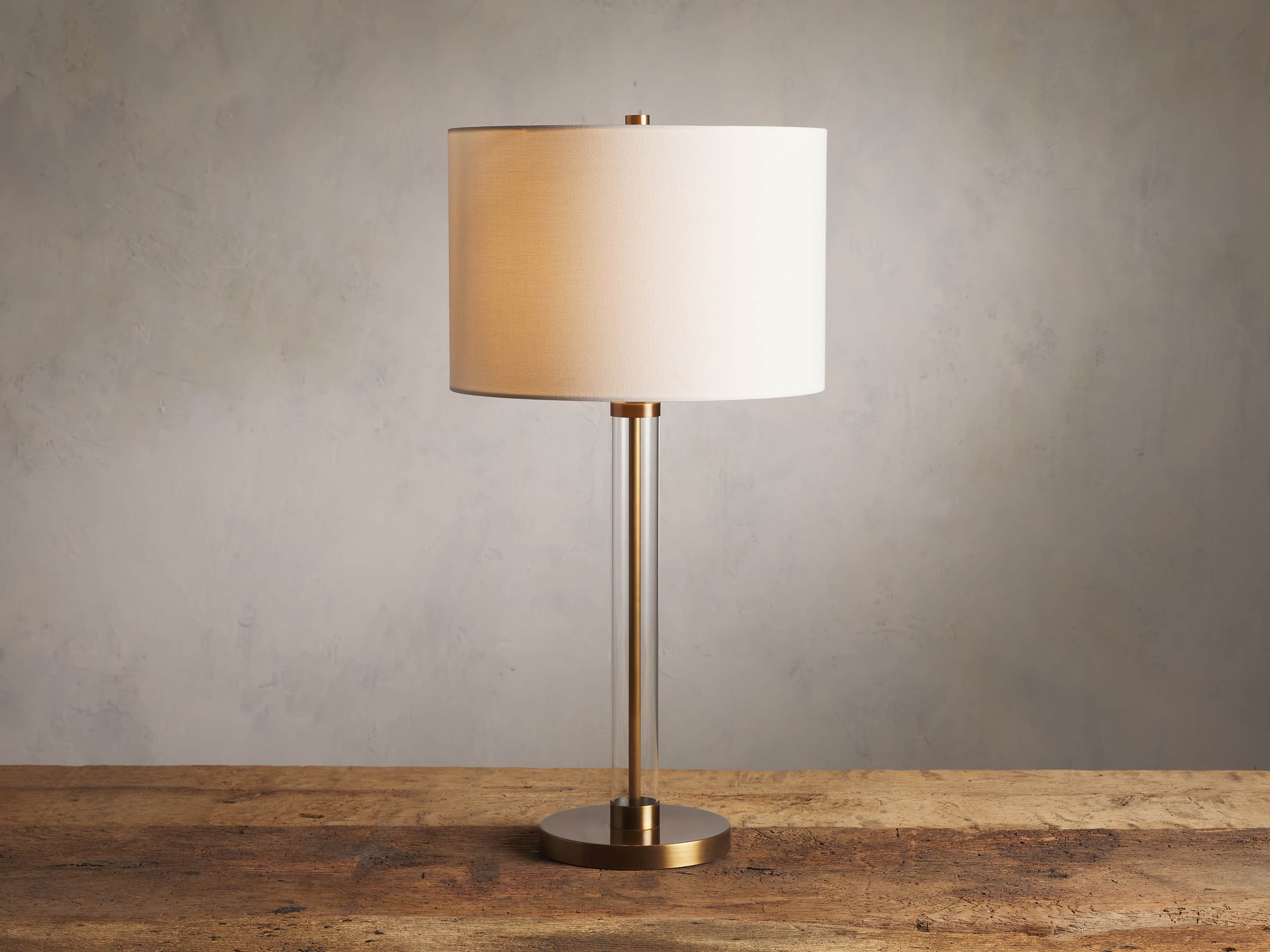 Glass Column Table Lamp - Thumbnail 3