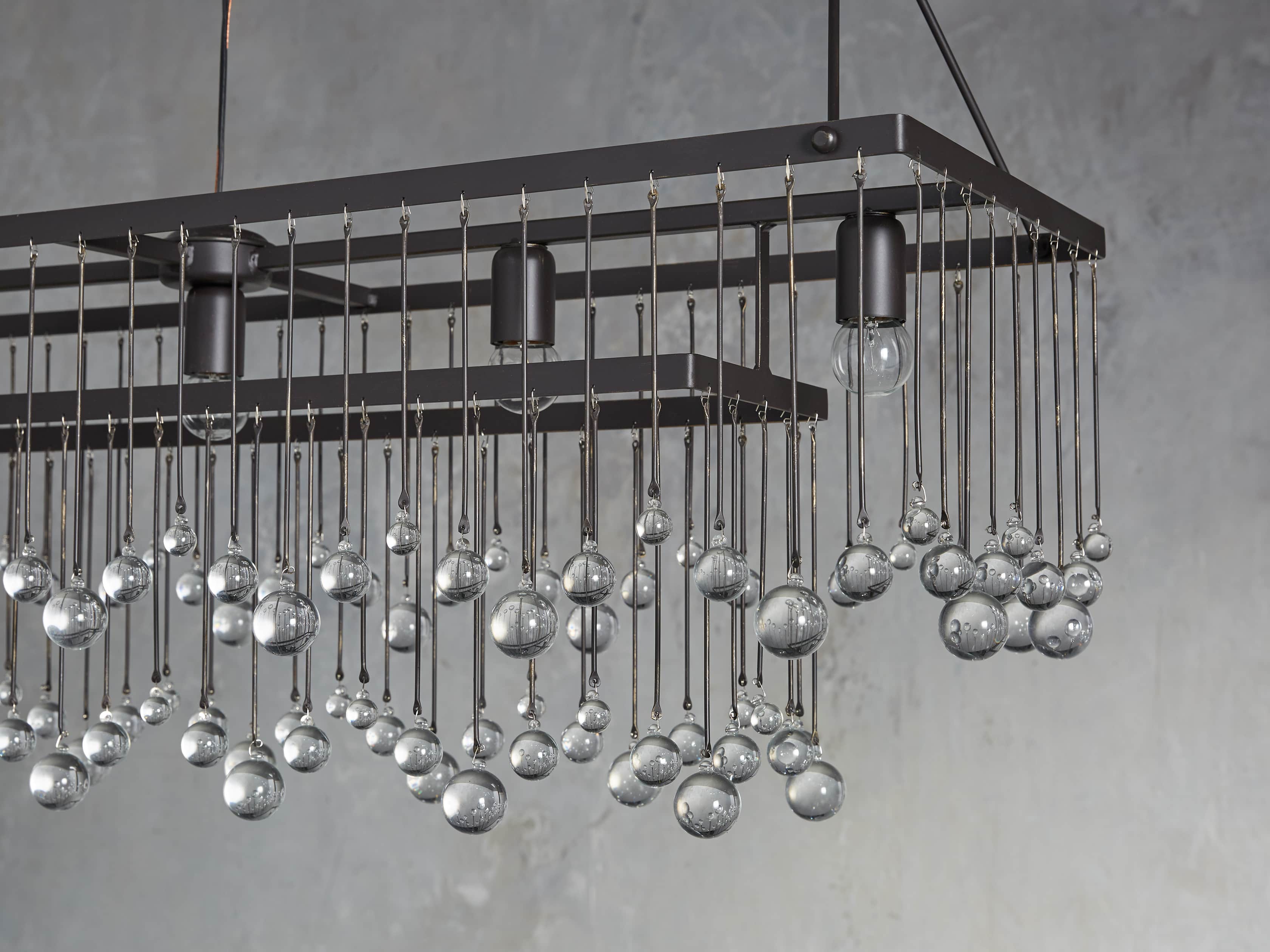 Aubrey Rectangular Chandelier - Thumbnail 3