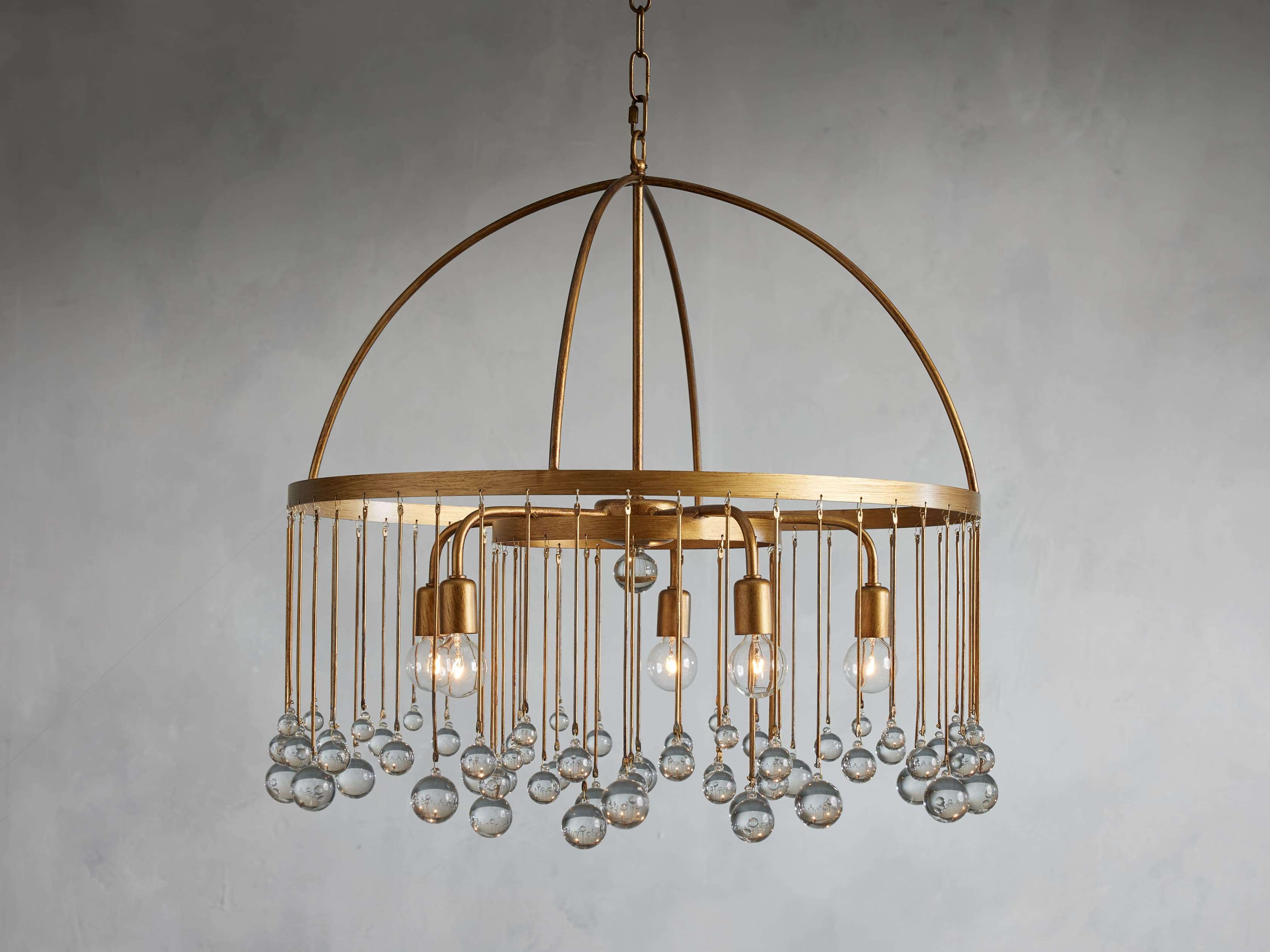 Aubrey Round Chandelier - Thumbnail 2