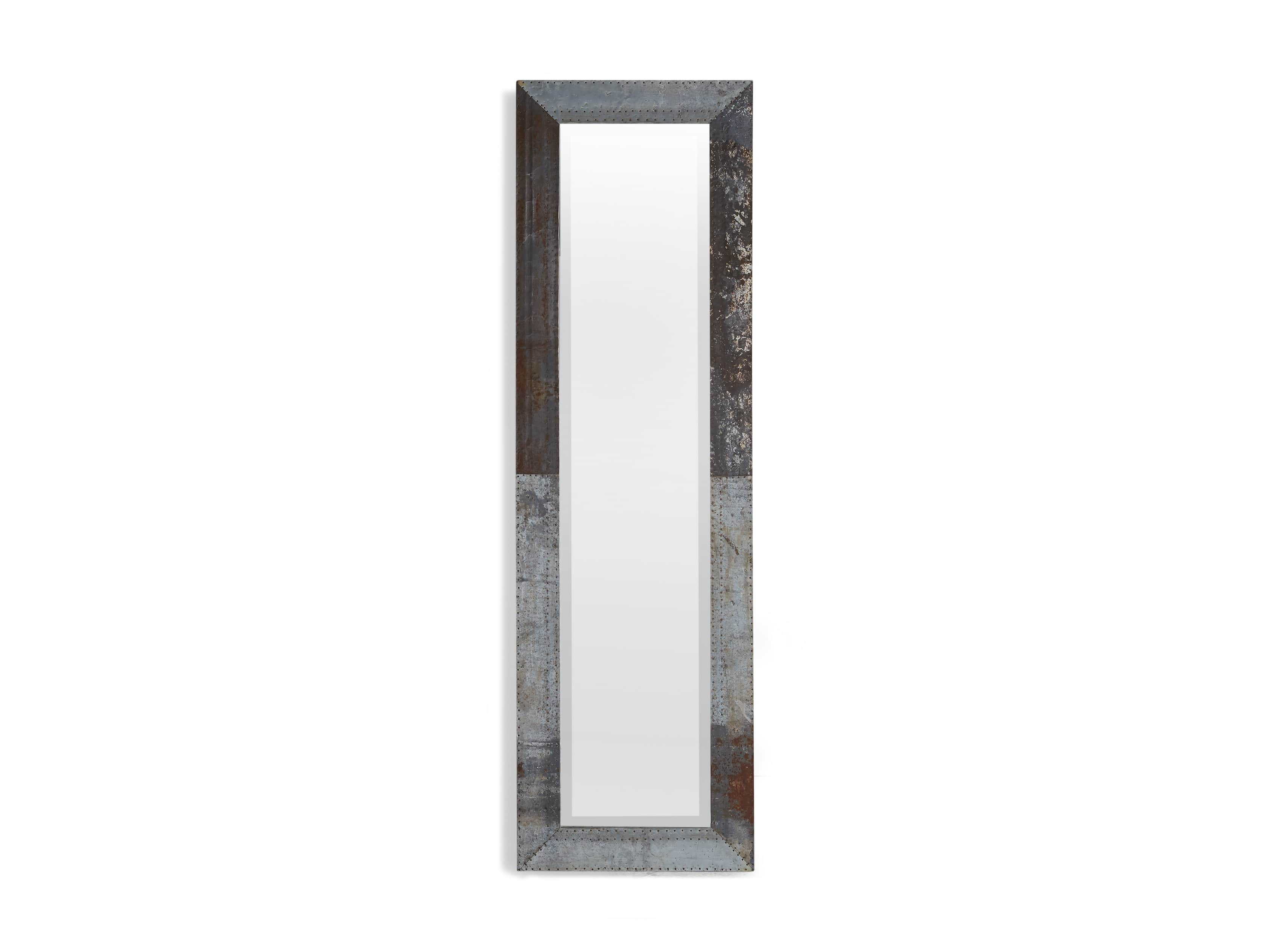 Caspian Floor Mirror in Iron