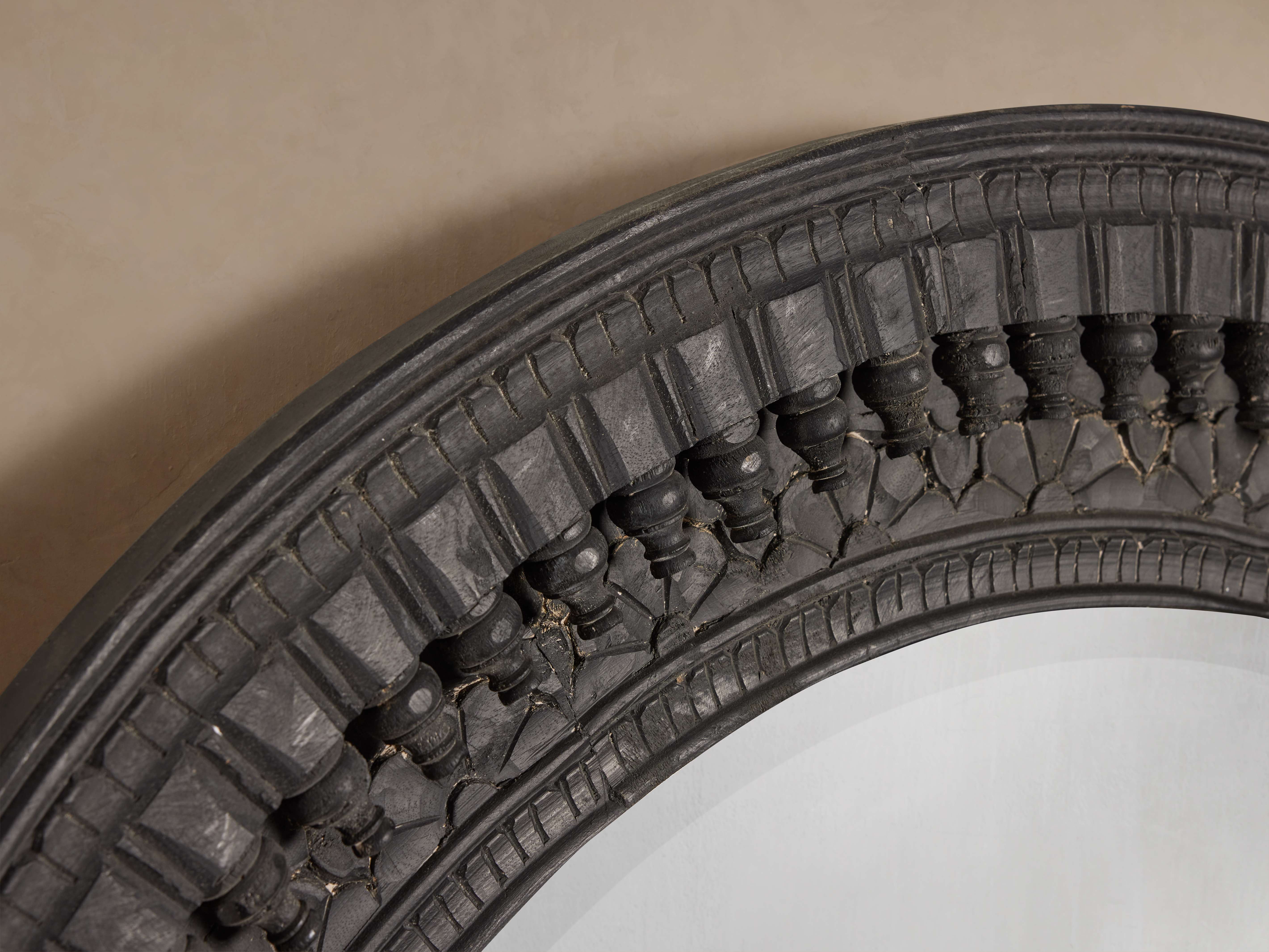 Madhava Round Wall Mirror - Thumbnail 2