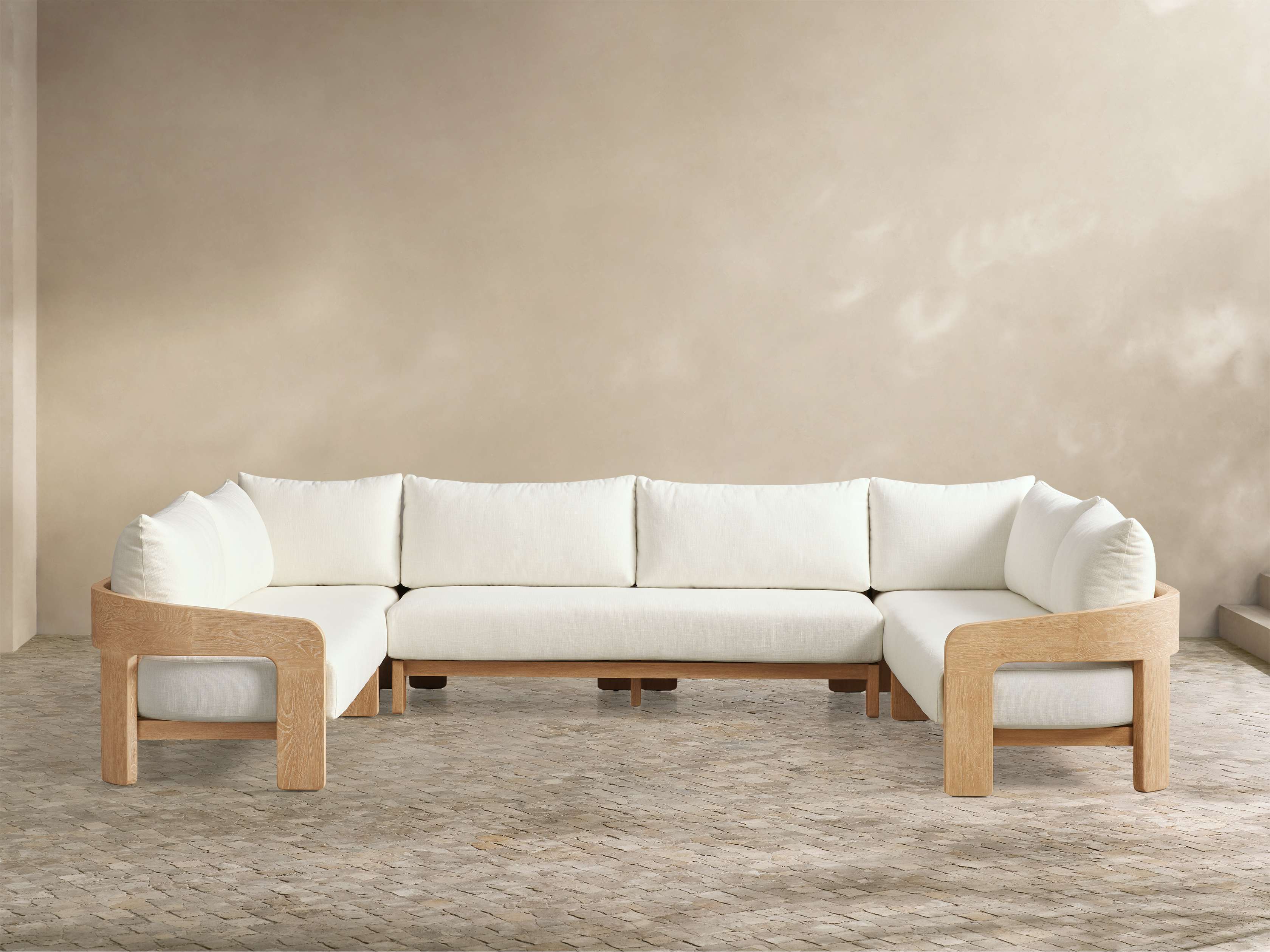Carmel Outdoor Two-Piece Bumper Sectional – Arhaus