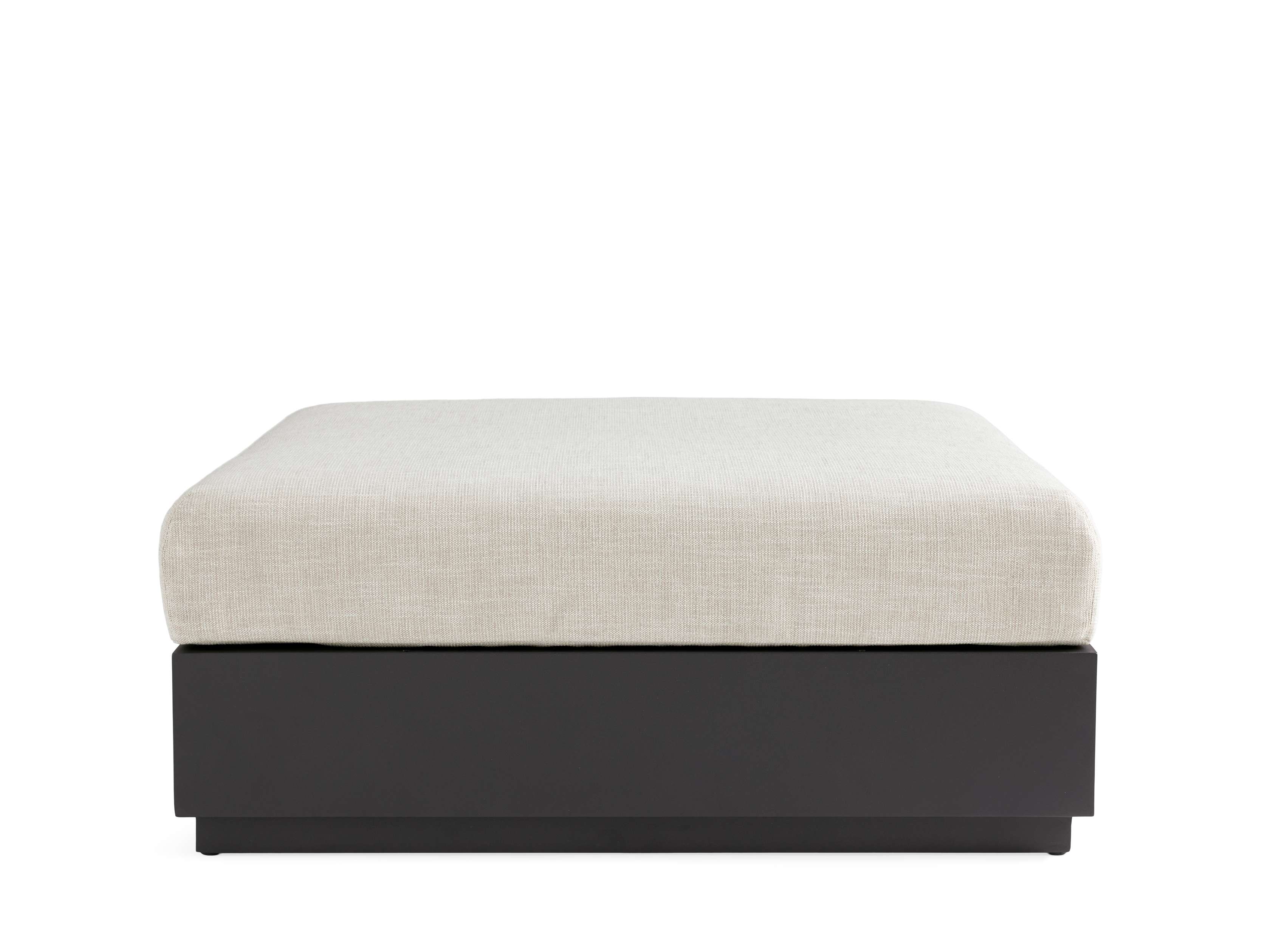 Bal Harbour Outdoor Aluminum Ottoman - Thumbnail 2