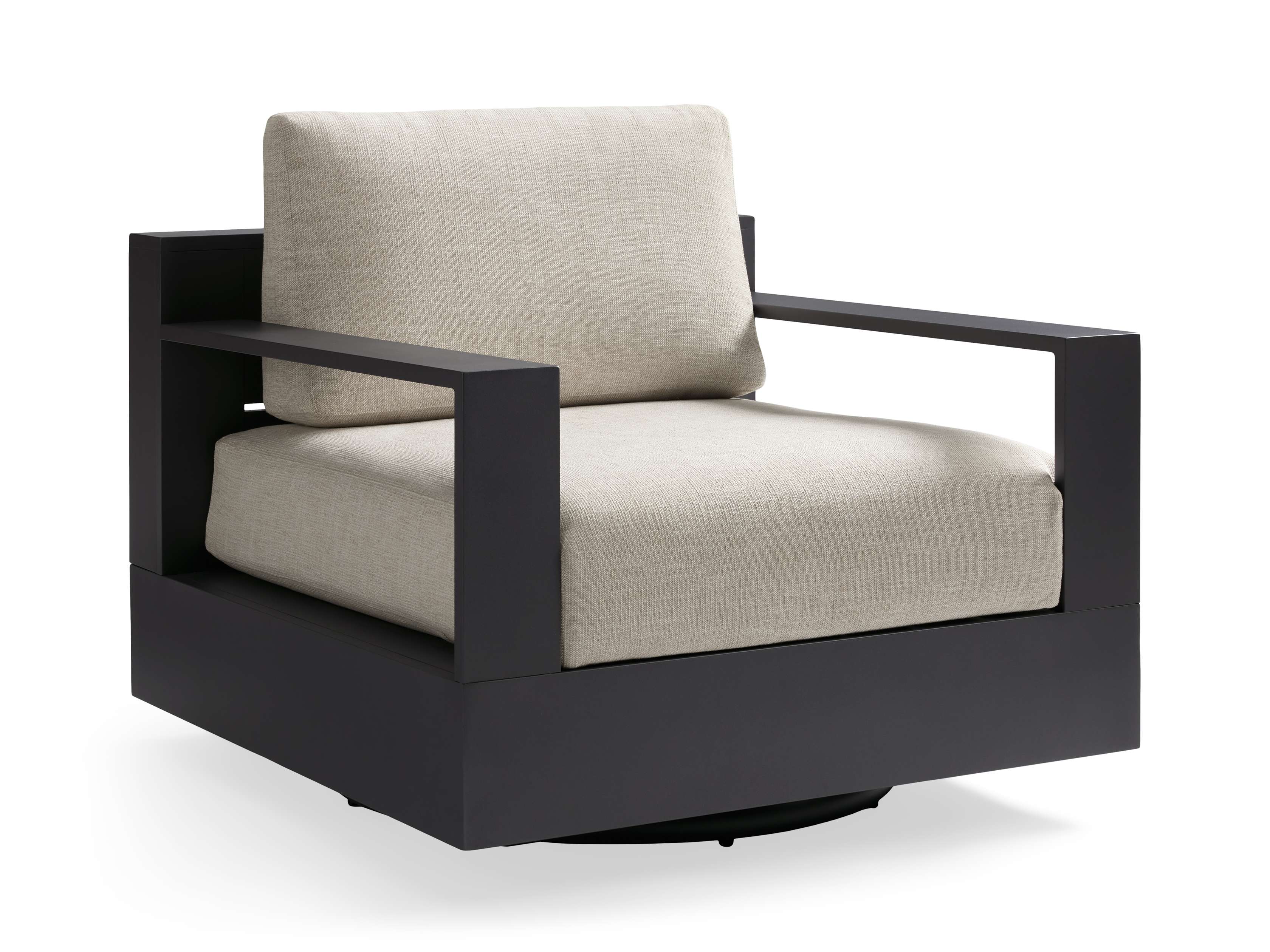 Bal Harbour Outdoor Aluminum Swivel Chair - Thumbnail 2