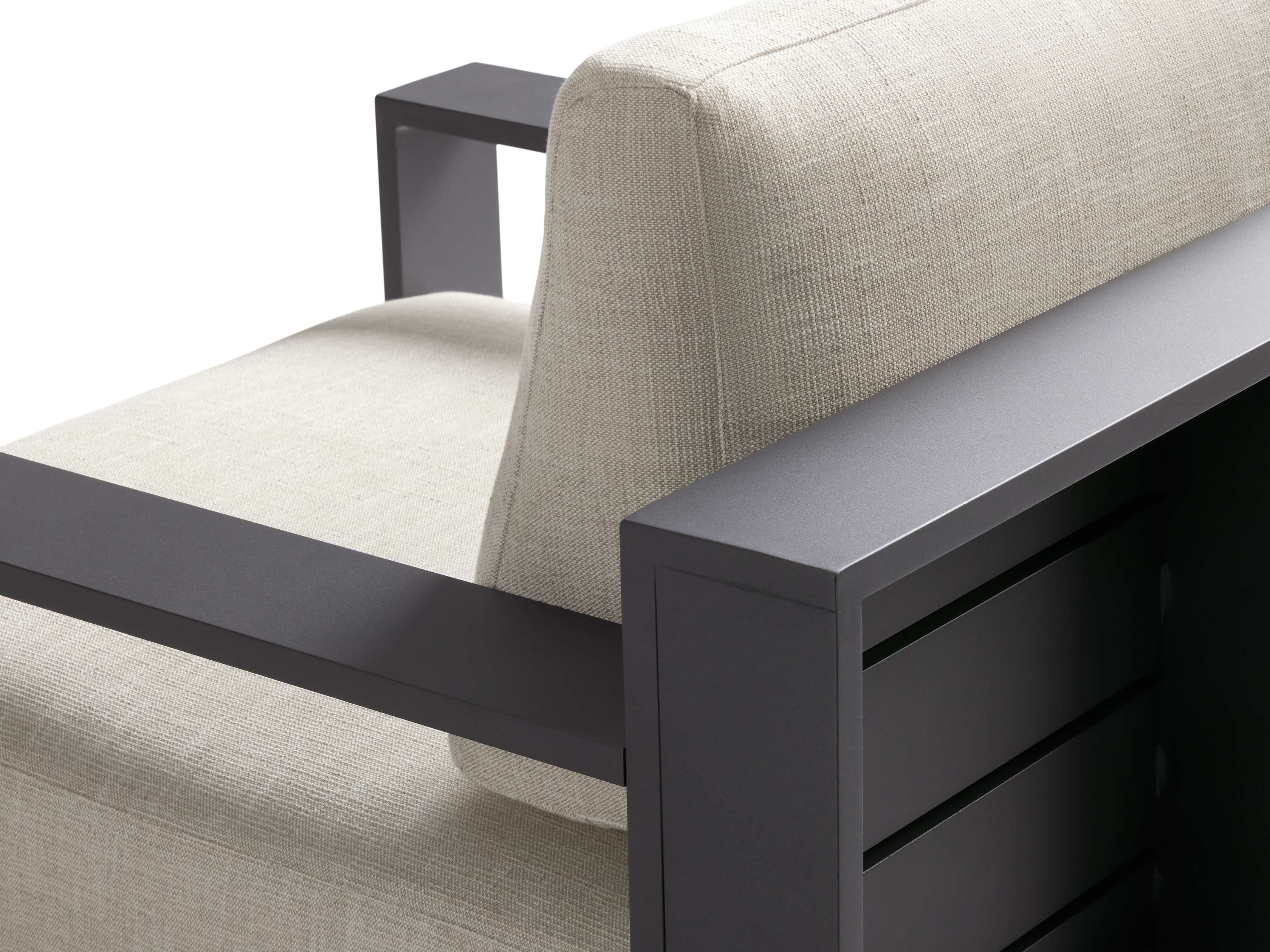 Bal Harbour Outdoor Aluminum Swivel Chair - Thumbnail 5