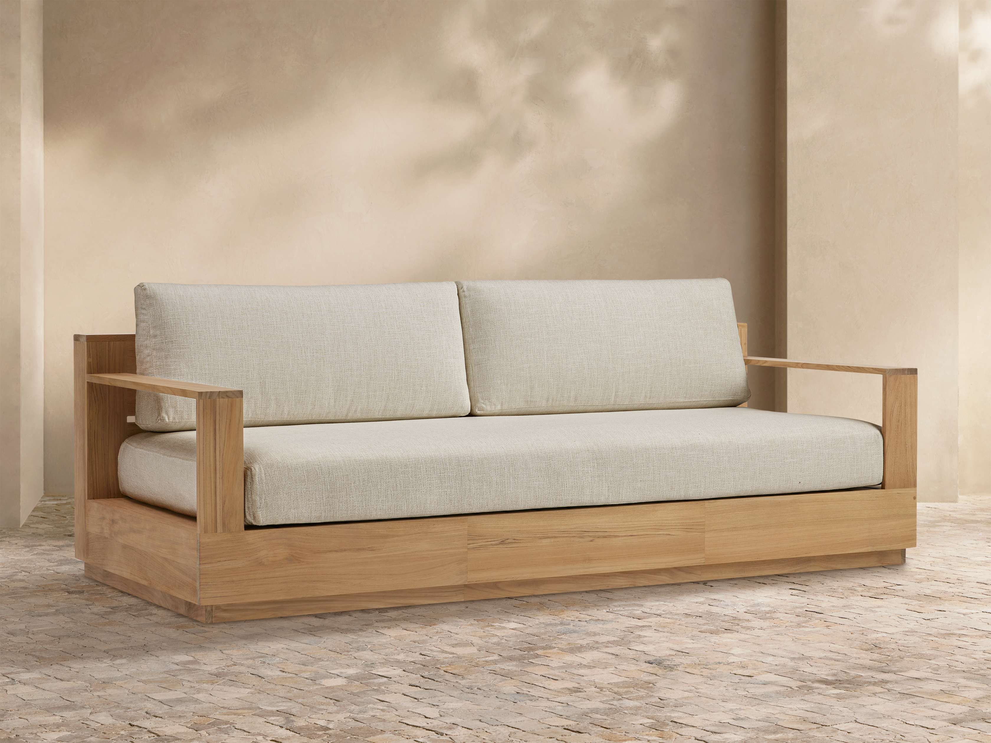 Bal Harbour Outdoor Teak Sofa