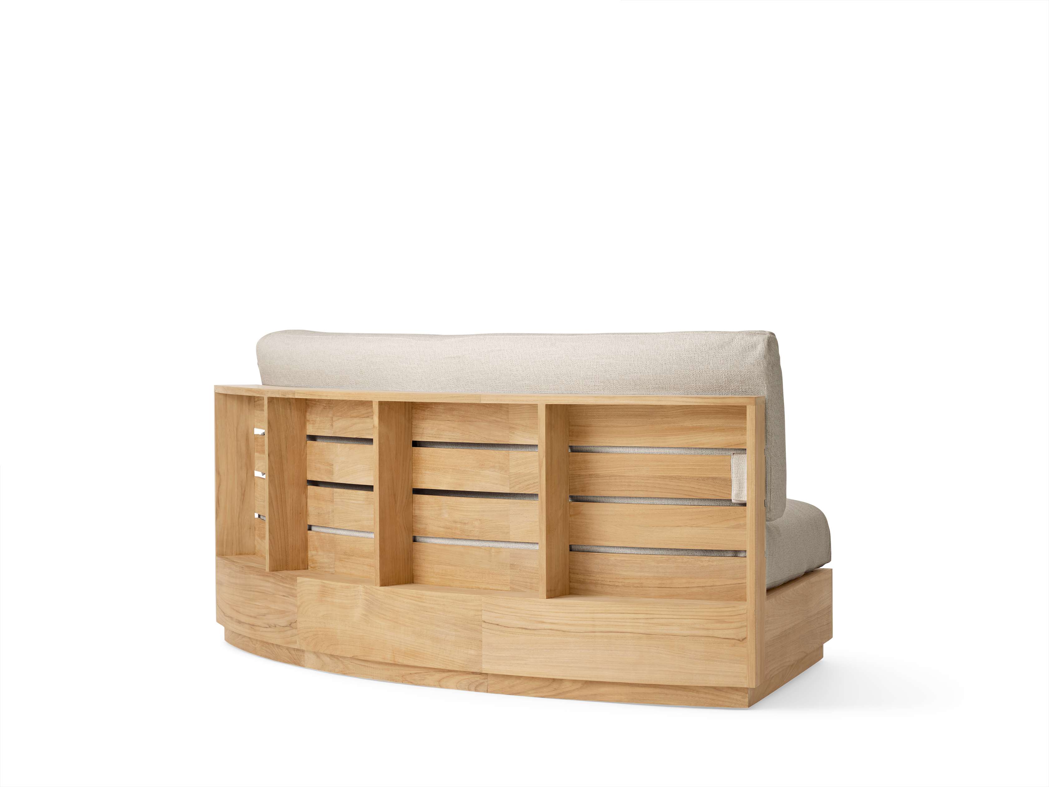 Arhaus Bal Harbour Curved Sofa - Thumbnail 4